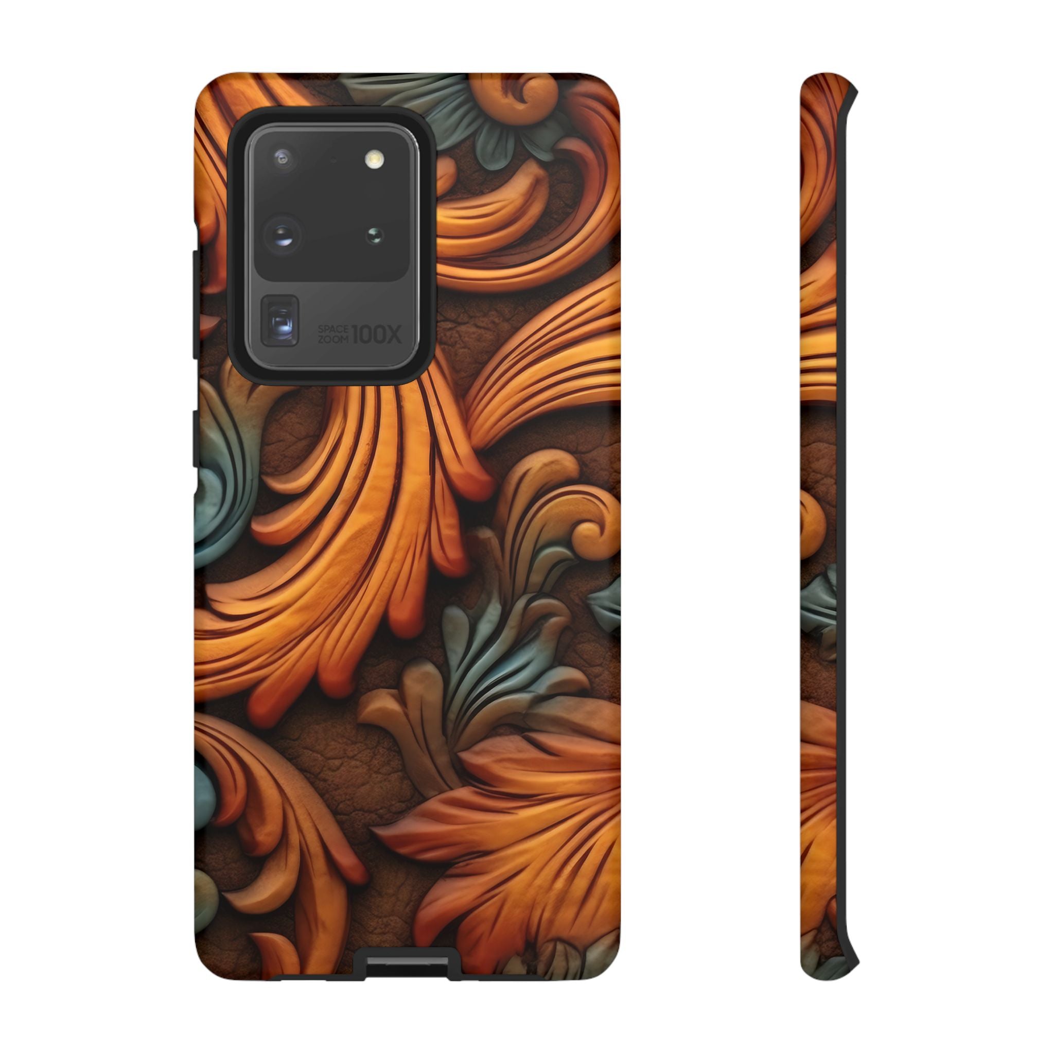 Baroque Copper Samsung Case - Luxury Design