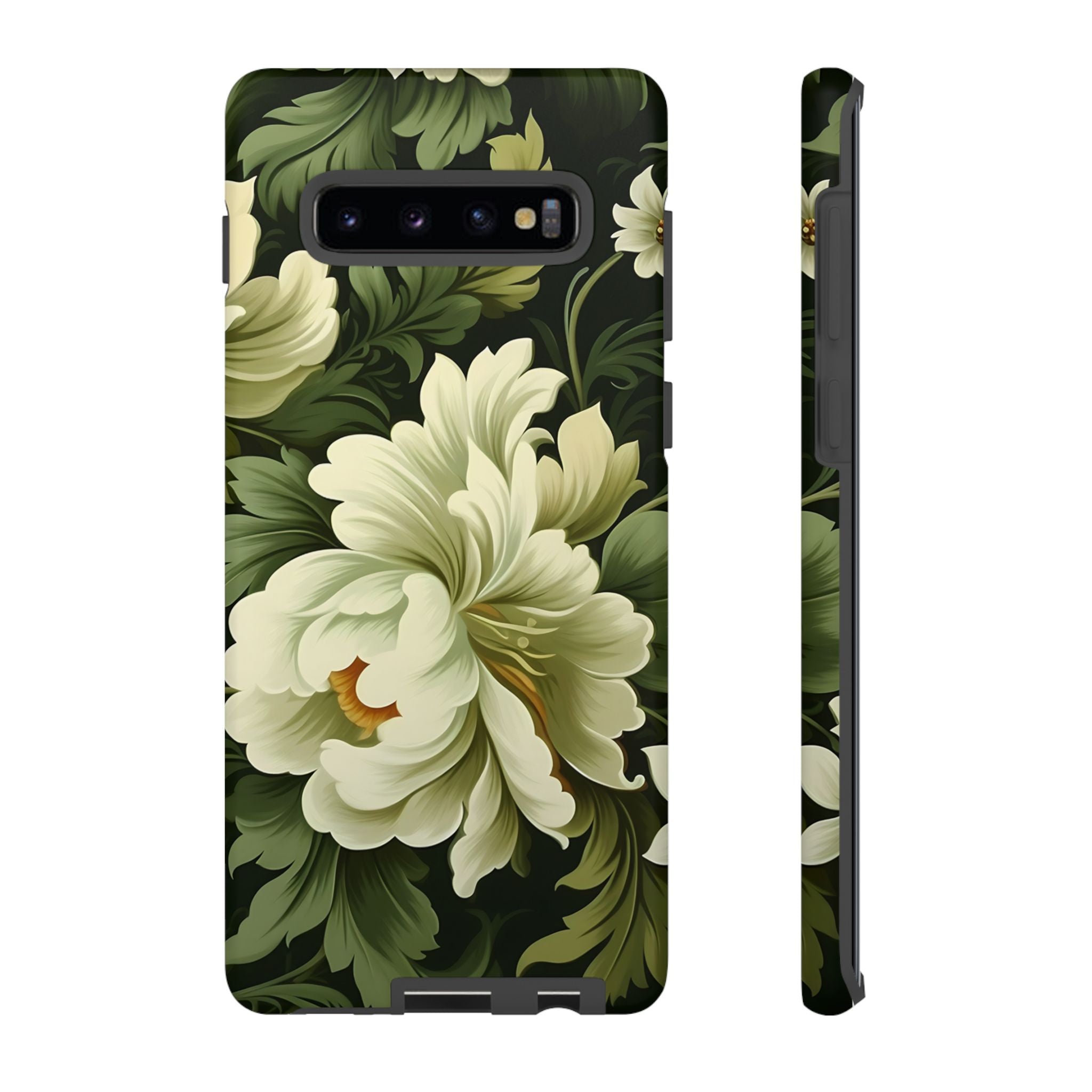 Opulent Floral Samsung Case - Dark Green