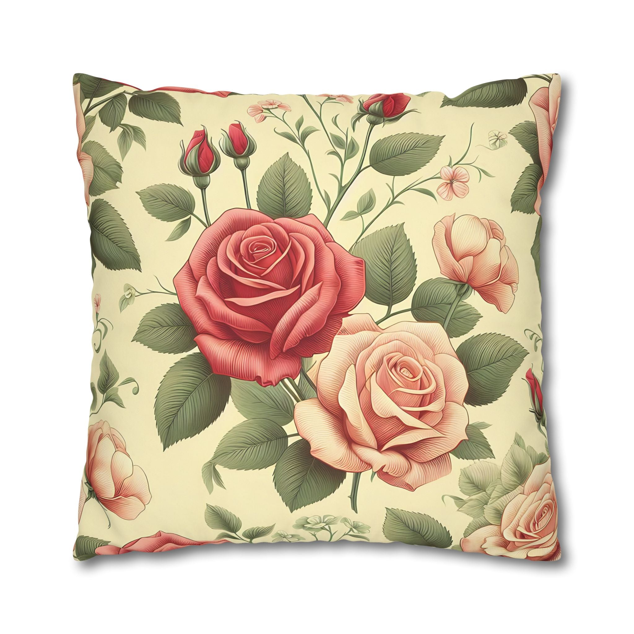 Vintage Rose Pillowcase - Floral Charm