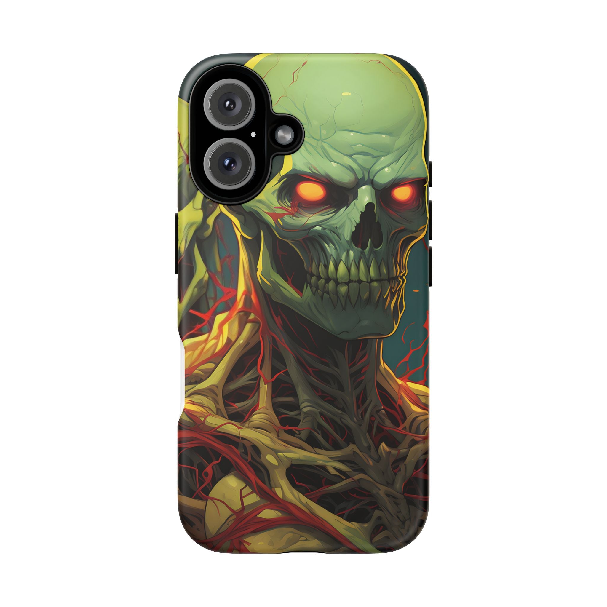 Glowing Skull Hexagon iPhone Case