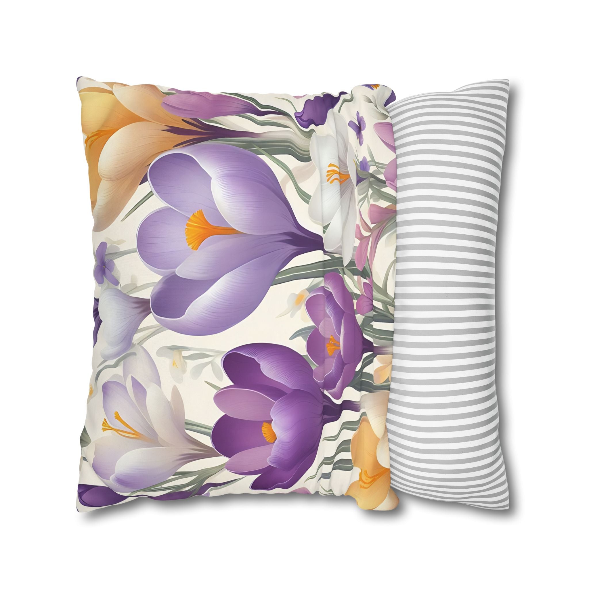 Floral Crocus Pillowcase - Botanical Bloom