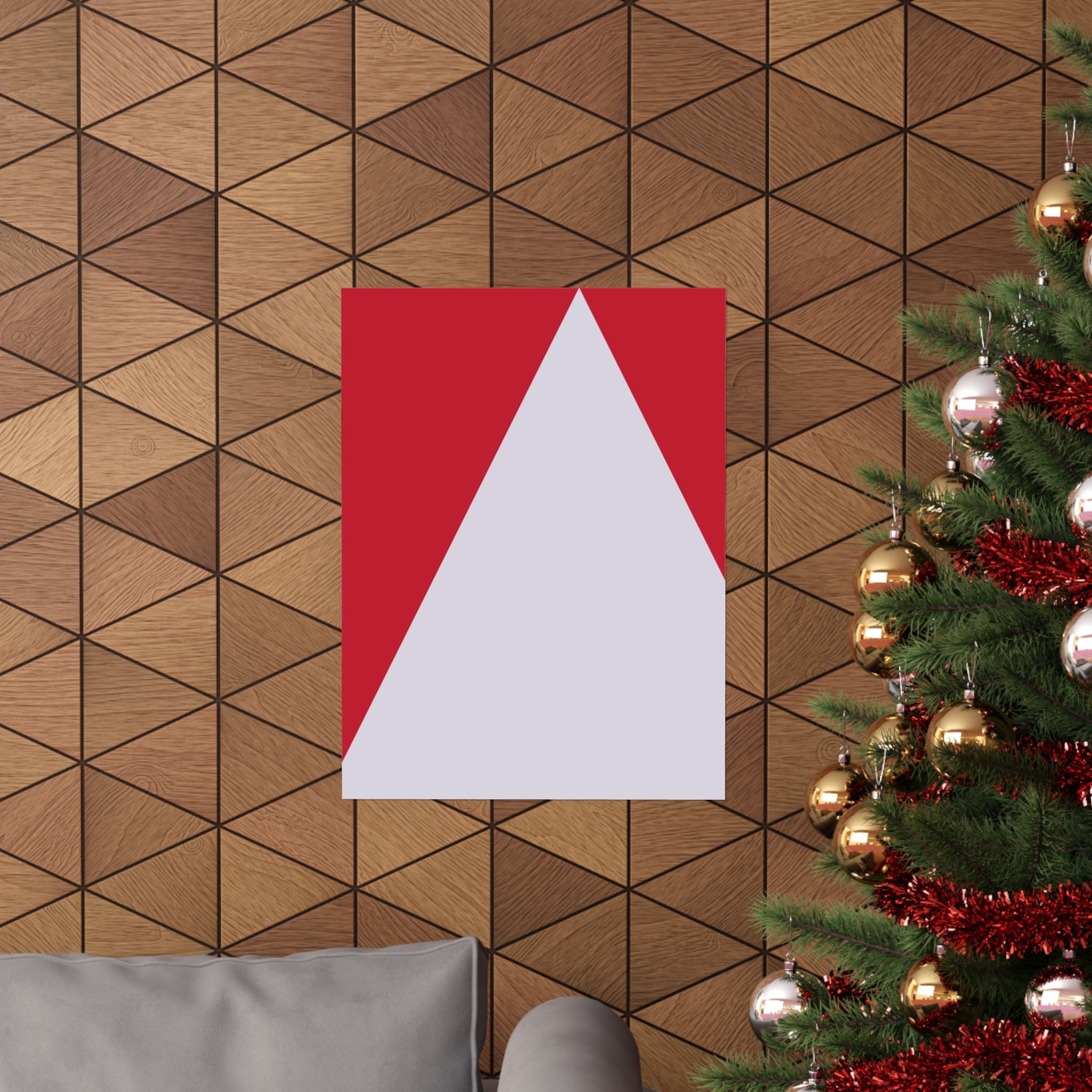 Geometric Triangle Wall Art Poster