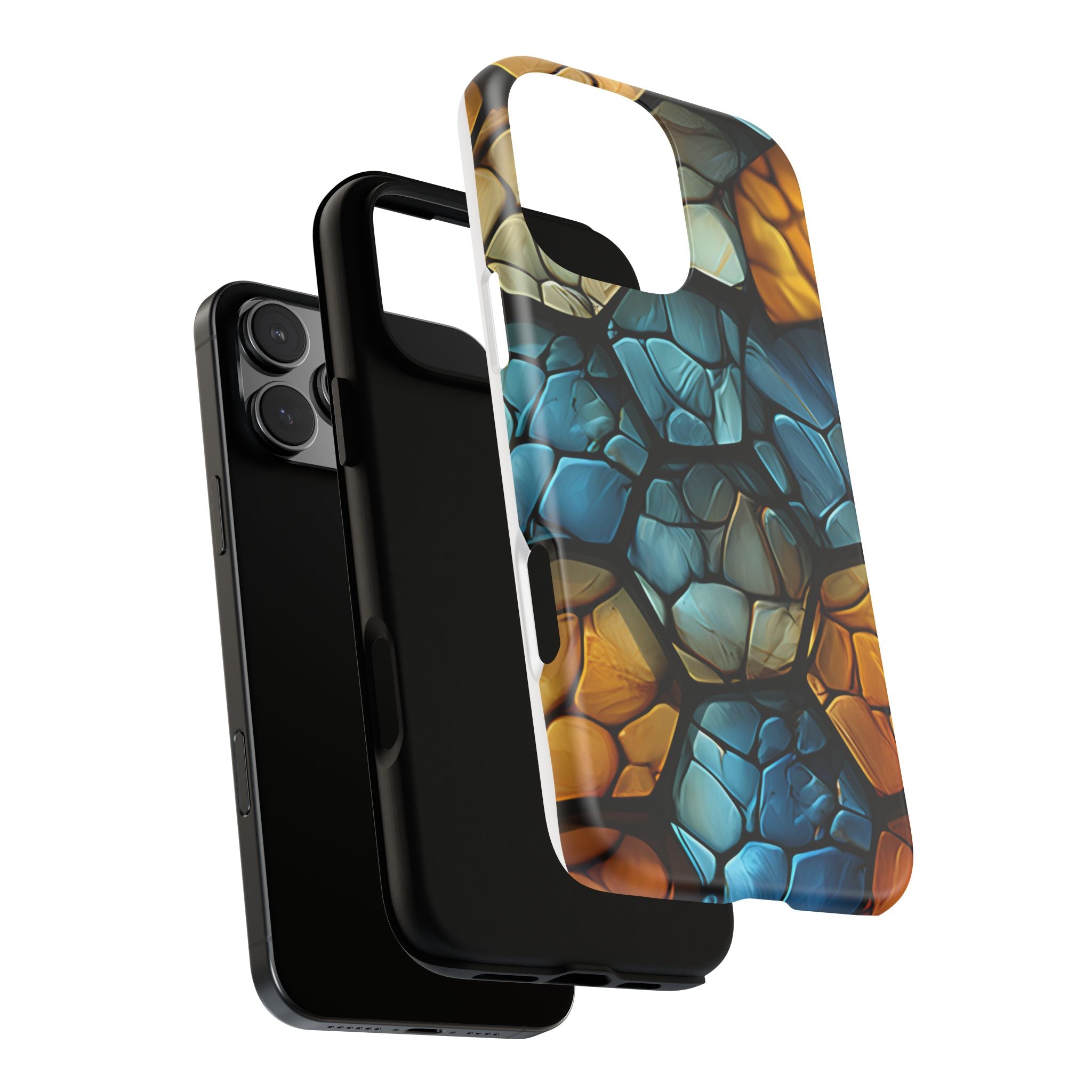 Abstract Stone Mosaic iPhone Case