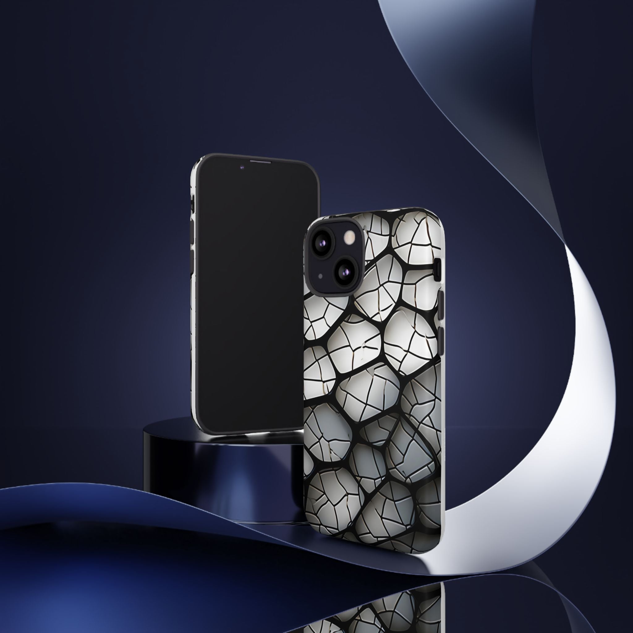 Abstract Mosaic iPhone Case - Textured & Chic