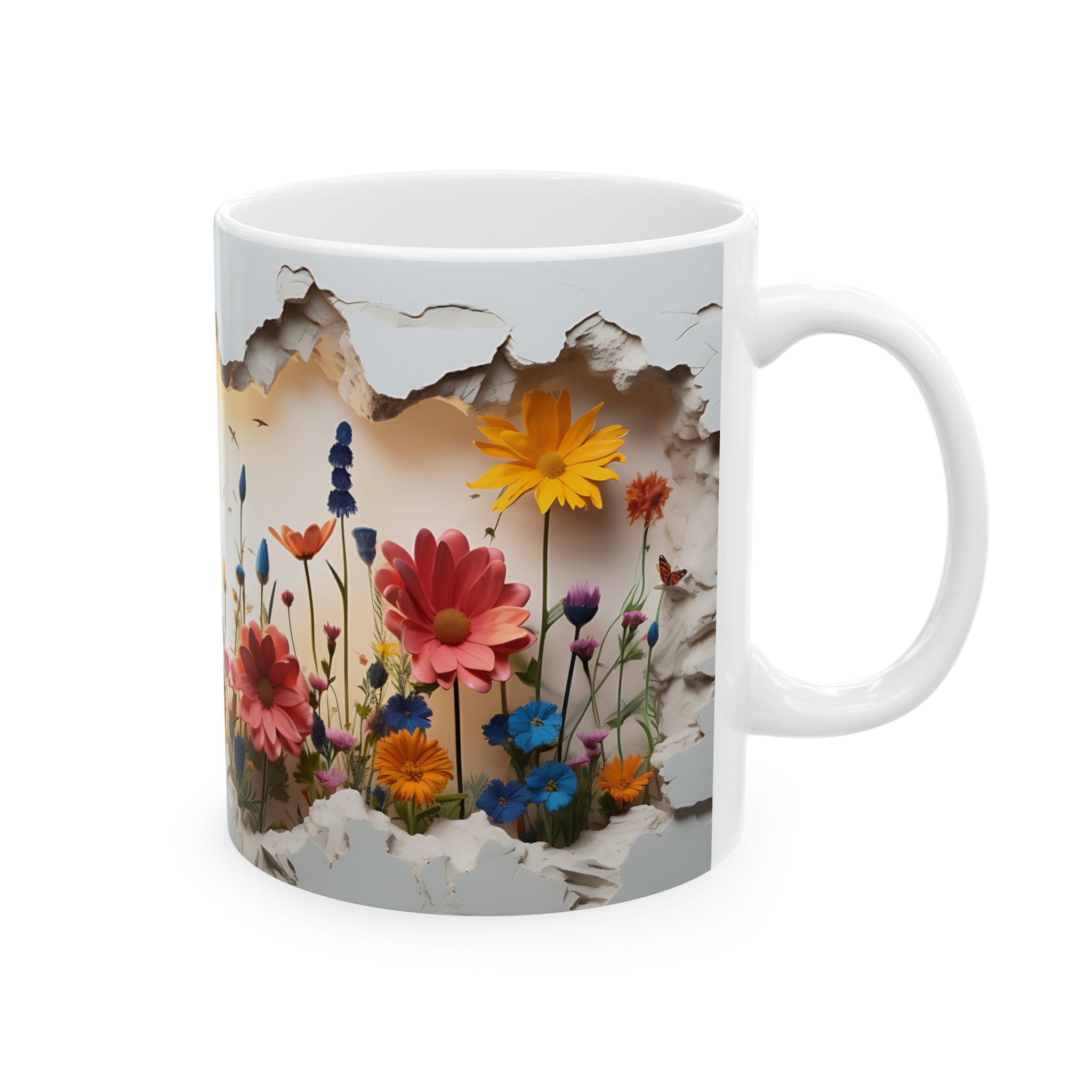 Surreal Flower Meadow Mug