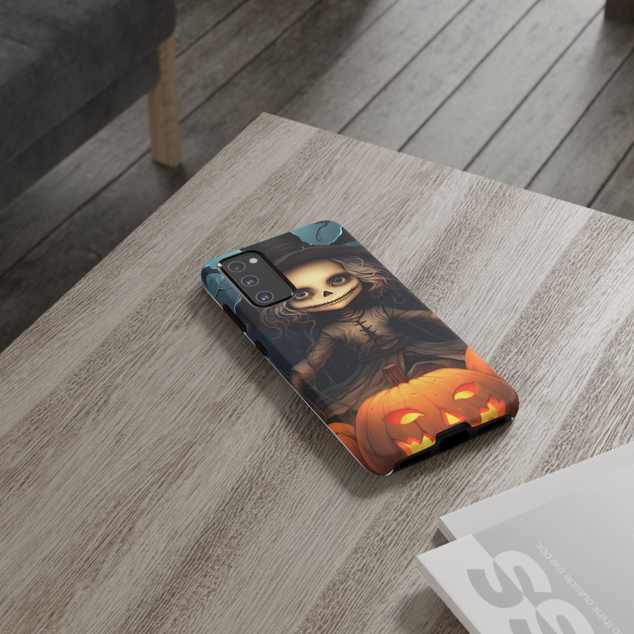 Spooky Skull Girl Halloween Samsung Case