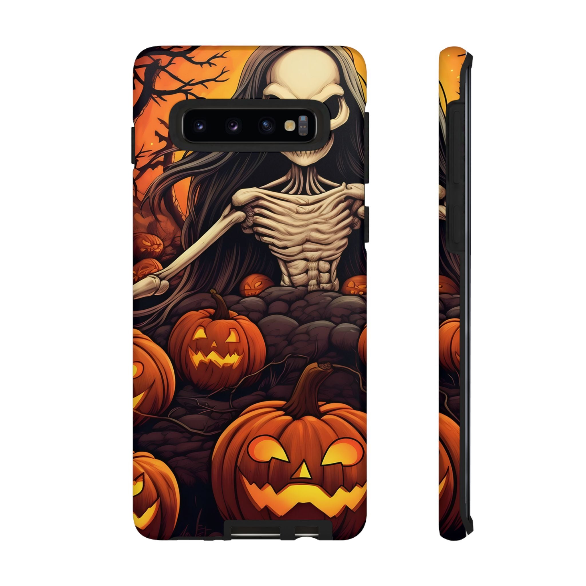 Spooky Skeleton Halloween Samsung Case