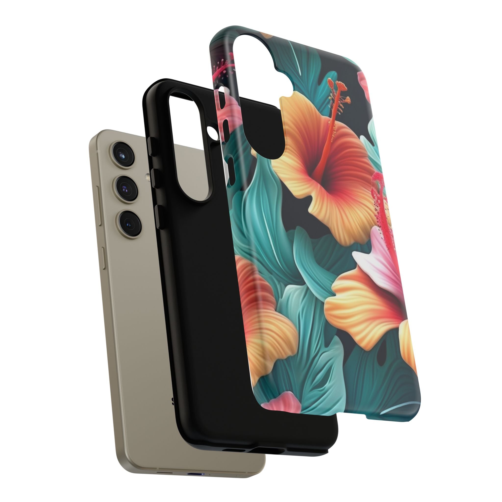 Vibrant Hibiscus Samsung Phone Case