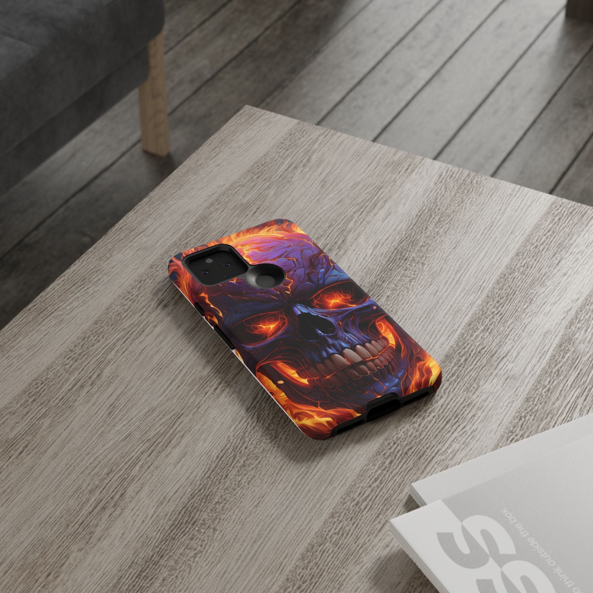 Fiery Skull Google Pixel Case (All Models)