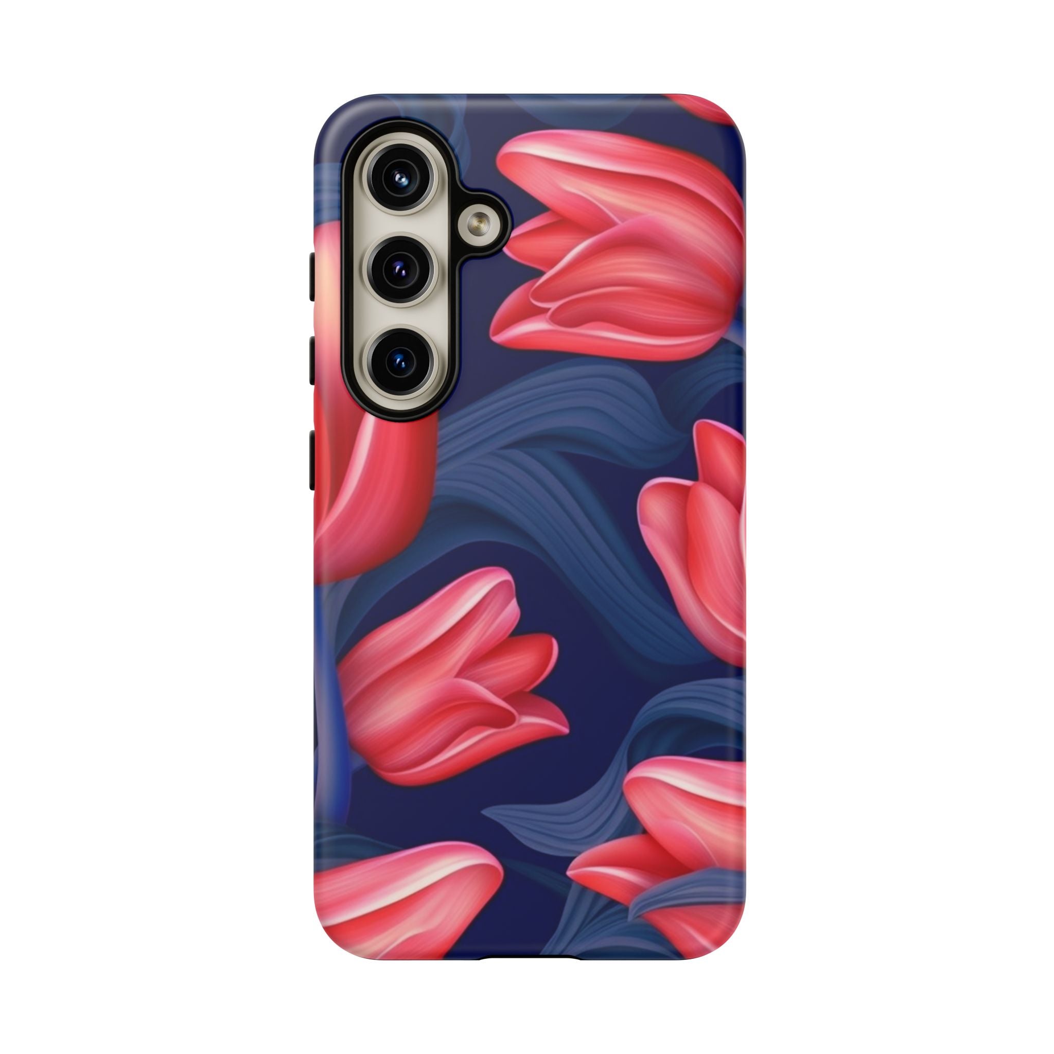 Red Tulip Samsung Case - Elegant Phone Cover