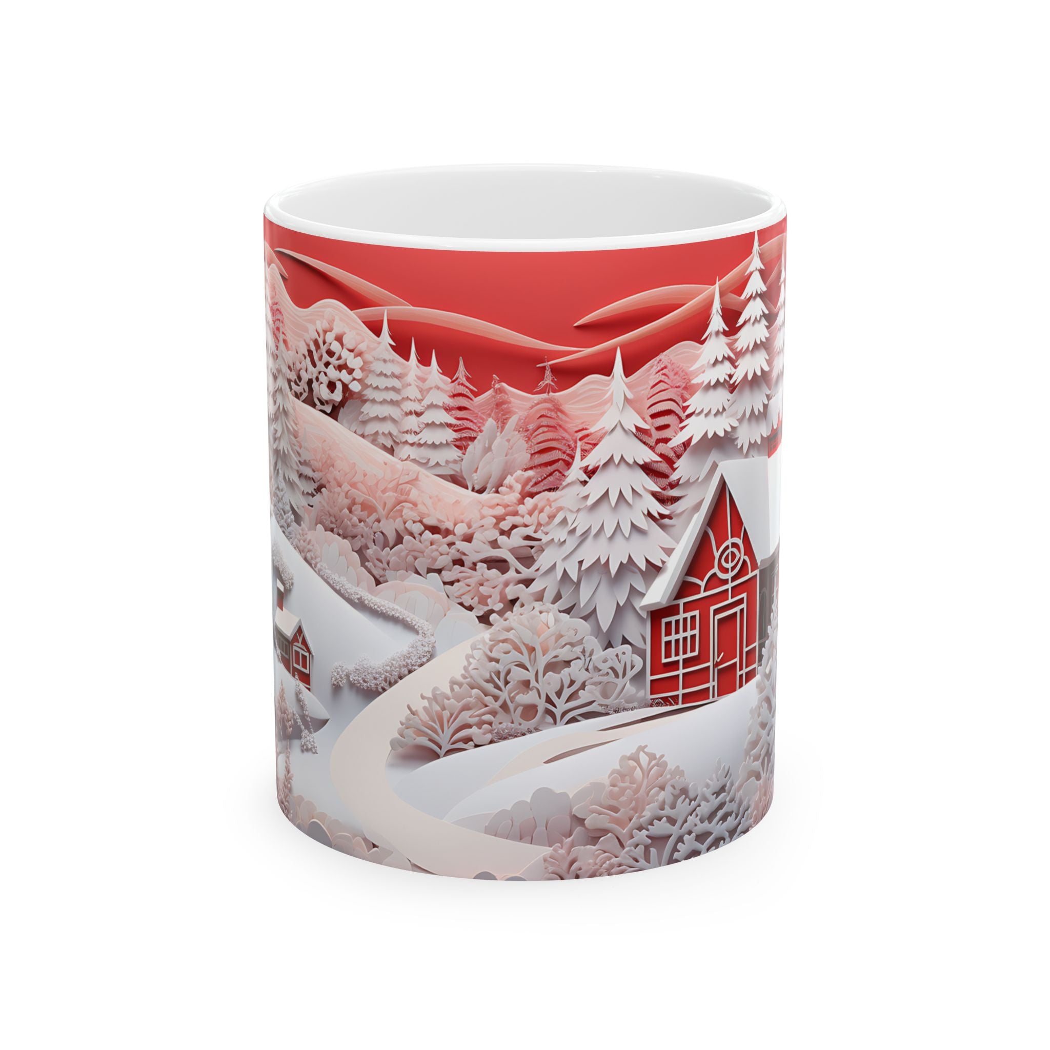 Winter Wonderland Papercut Mug