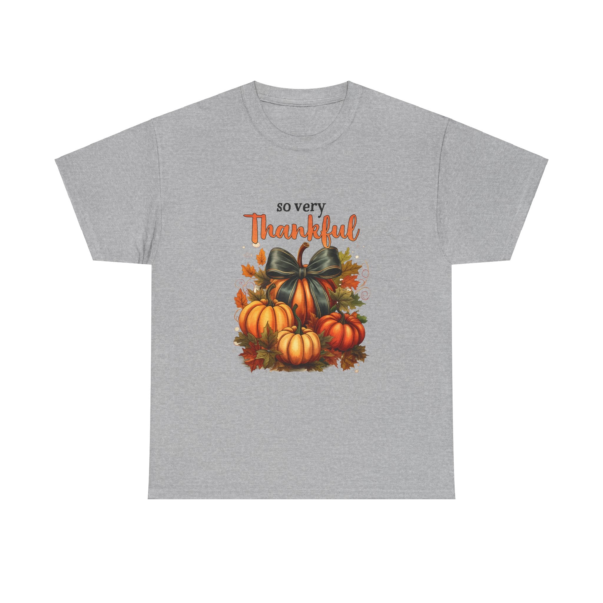 So Very Thankful Pumpkin Thanksgiving Tee