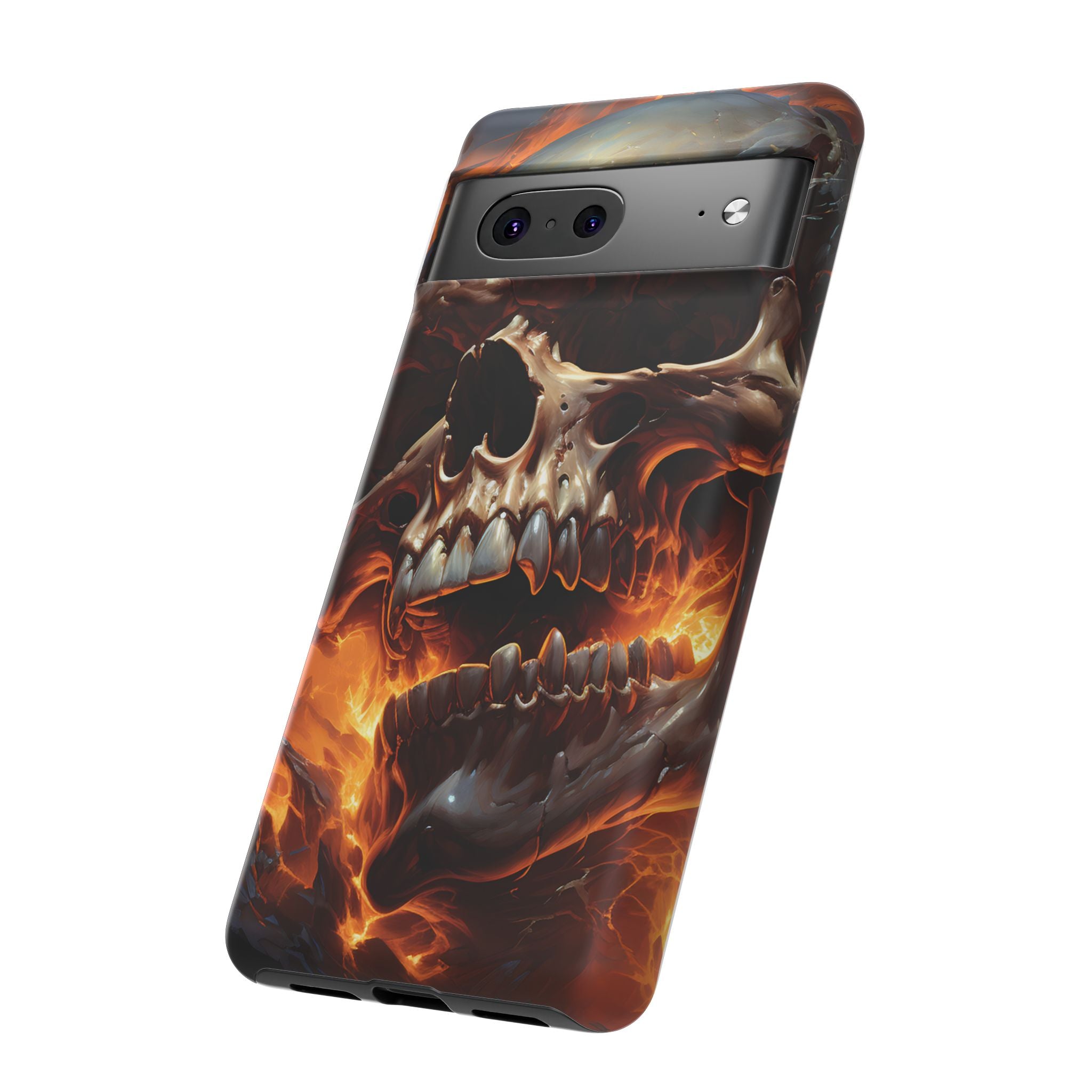 Fiery Skull Google Pixel Case (All Models)