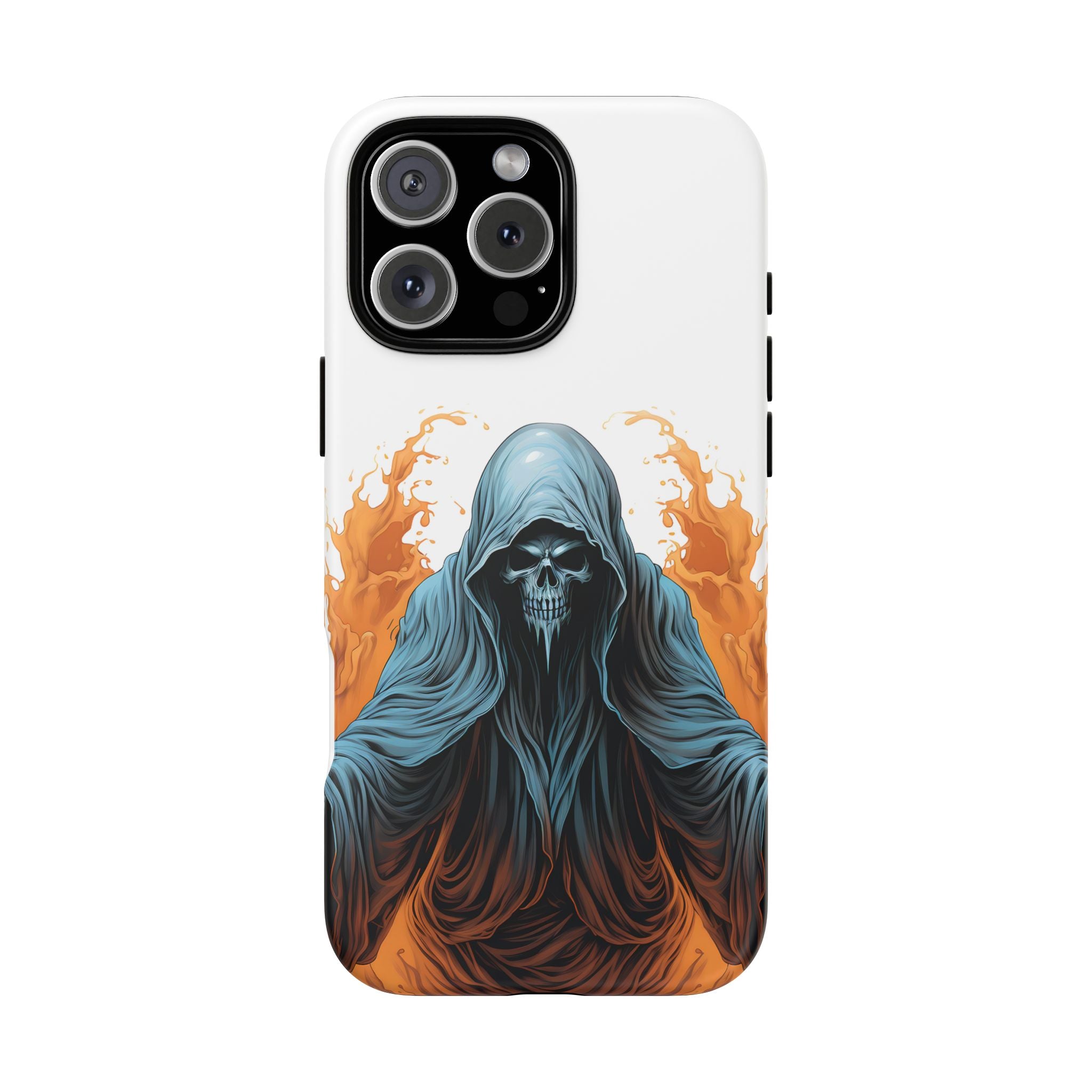 Grim Reaper Hexagon Stone iPhone Case