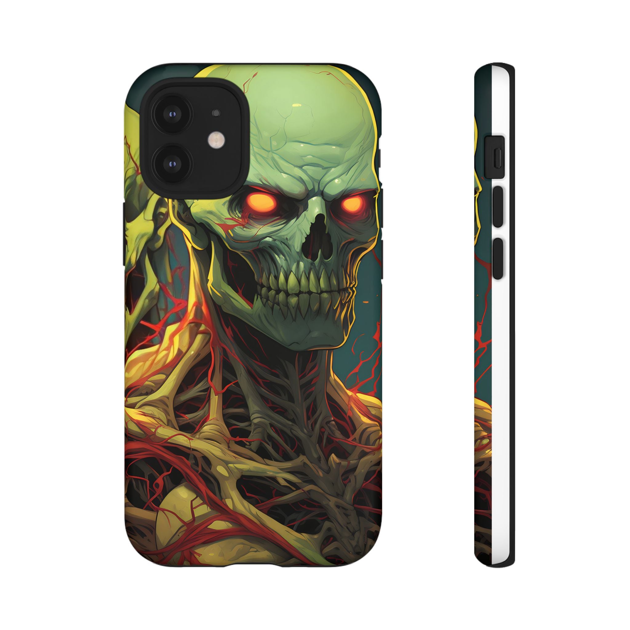 Glowing Skull Hexagon iPhone Case