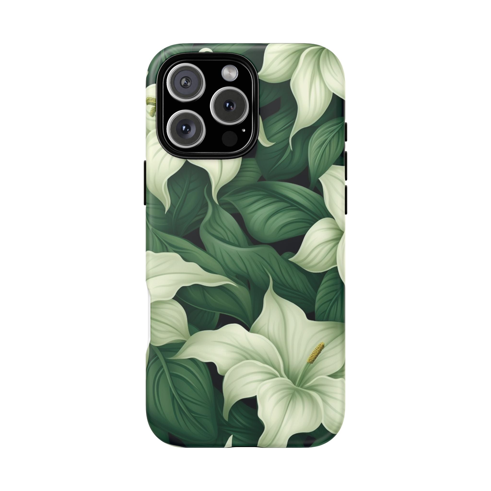 Luxurious Lily iPhone Case - Hexagon Stone