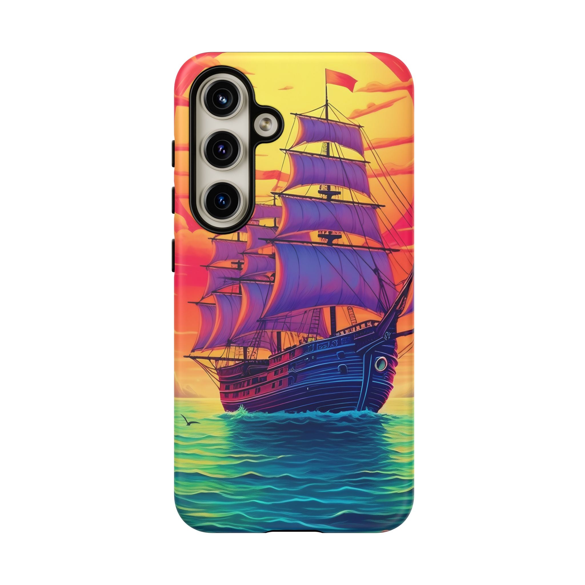 Sunset Galleon Samsung Phone Case