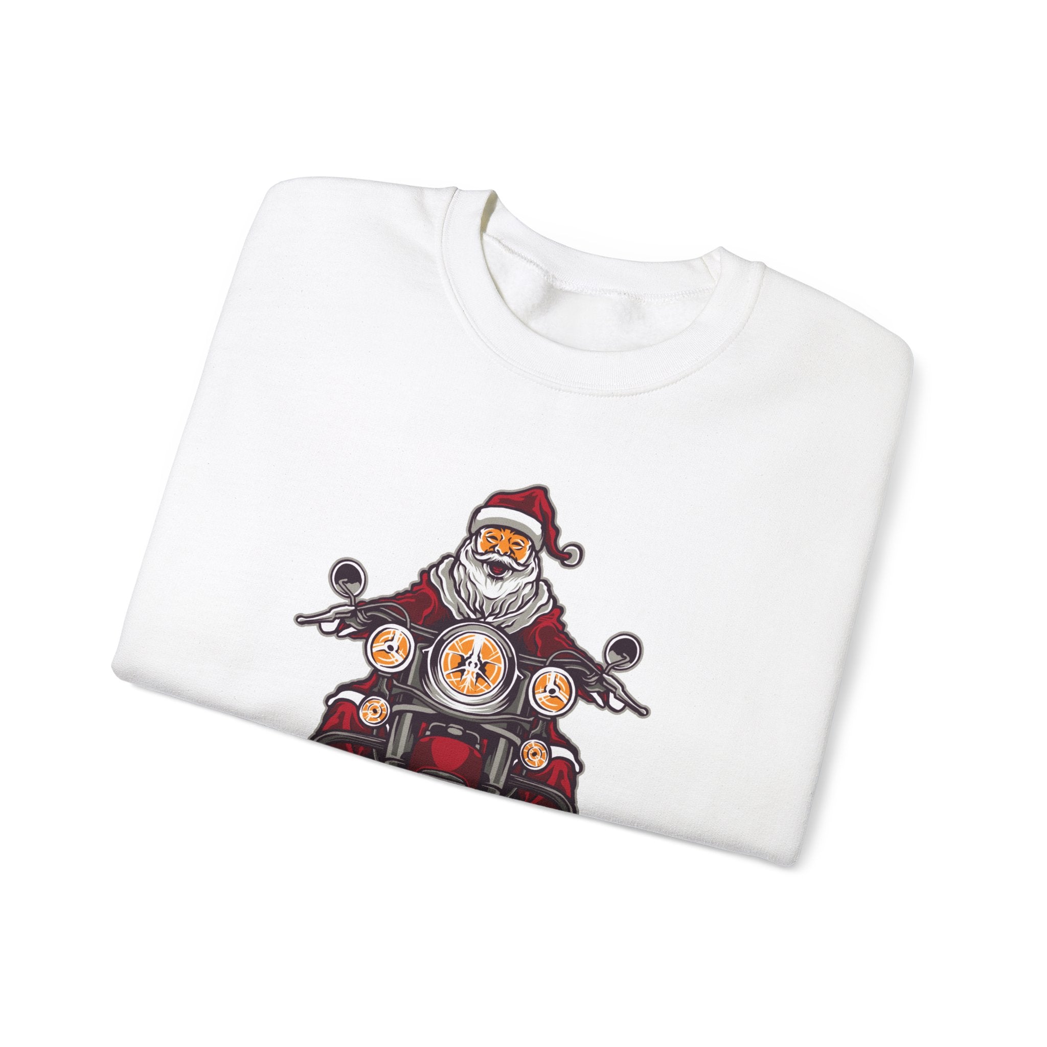 Santa's Motocycle Christmas Sweatshirt