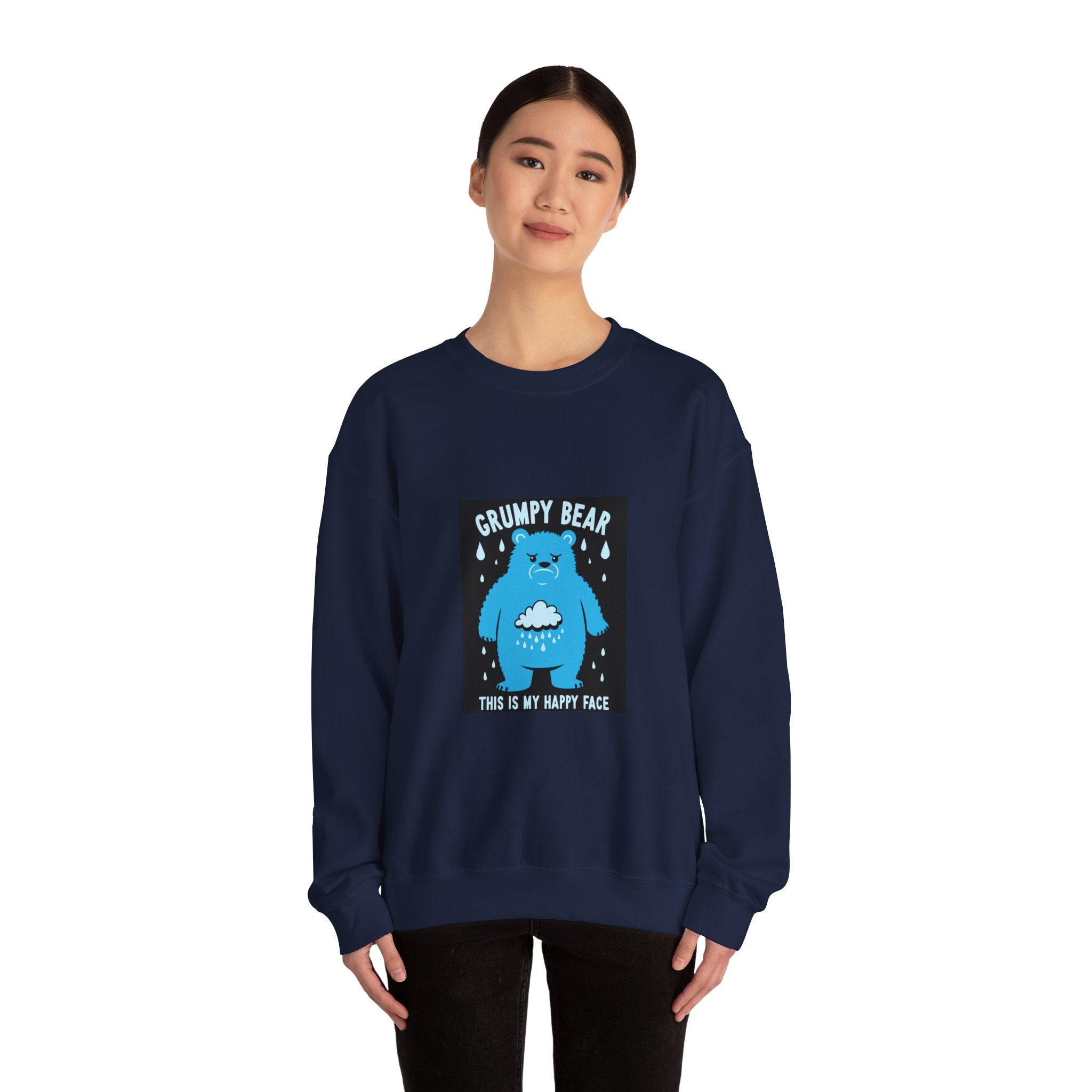 Grumpy Bear Sweatshirt: My Happy Face