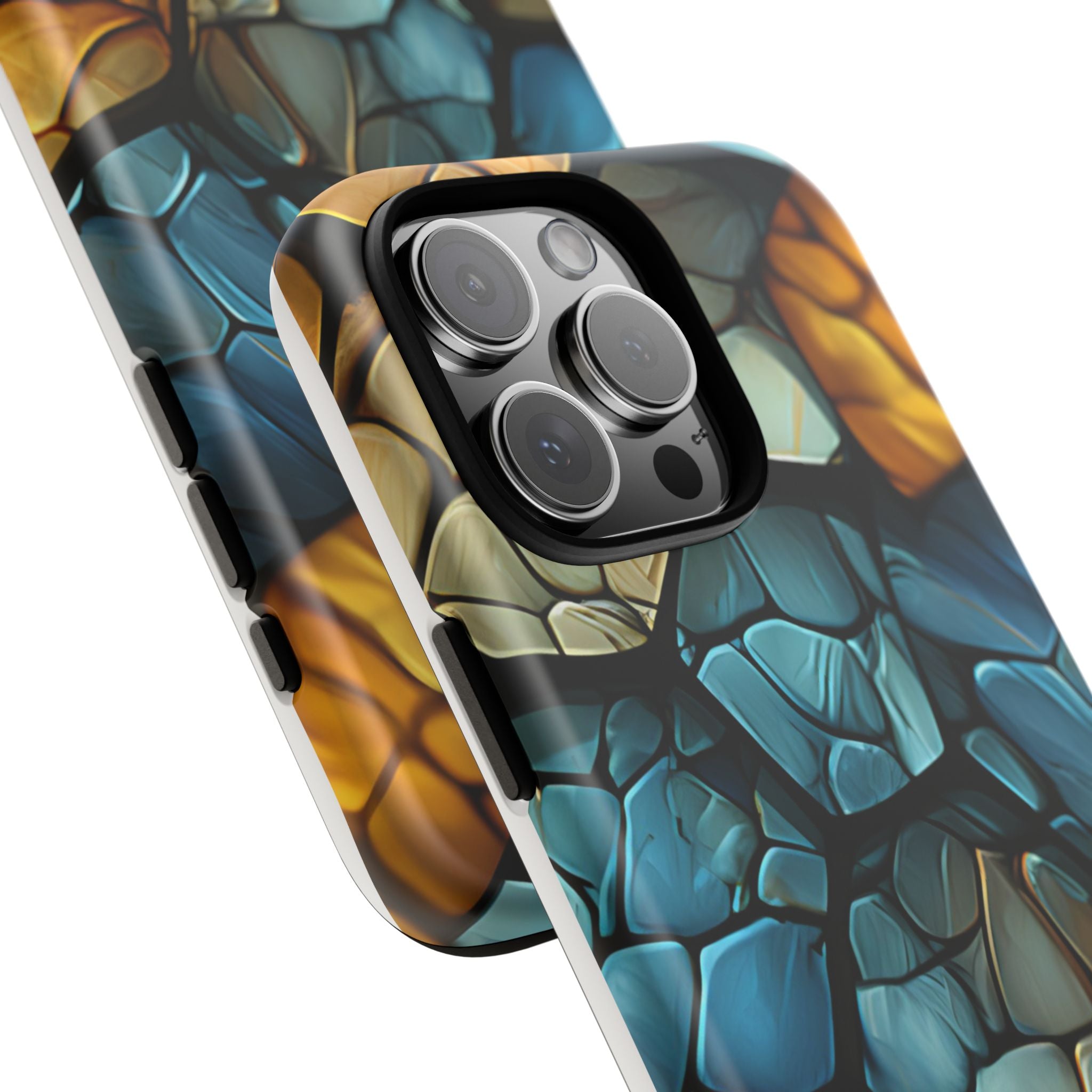 Abstract Stone Mosaic iPhone Case