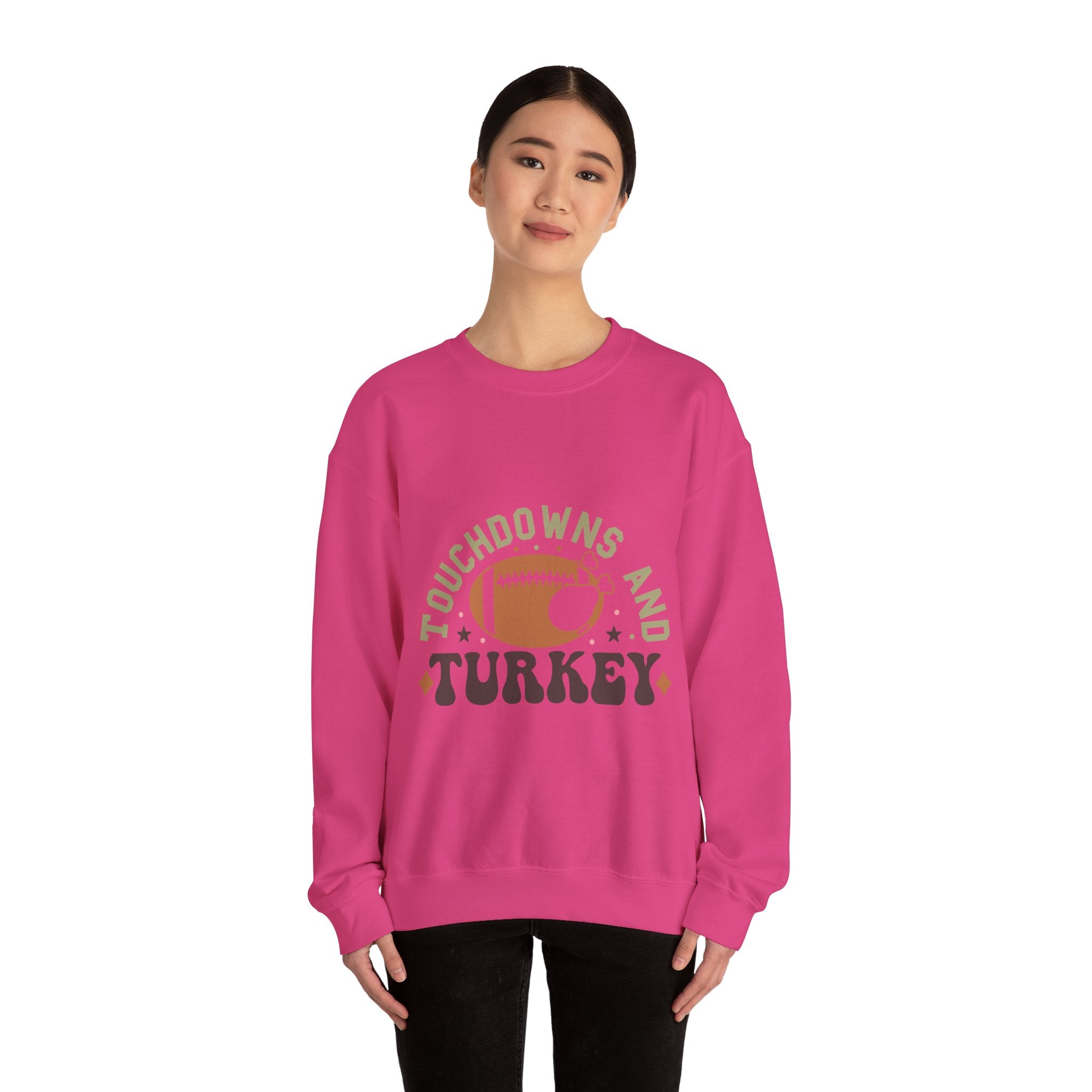 Touchdowns & Turkey Thanksgiving Sweatshirt