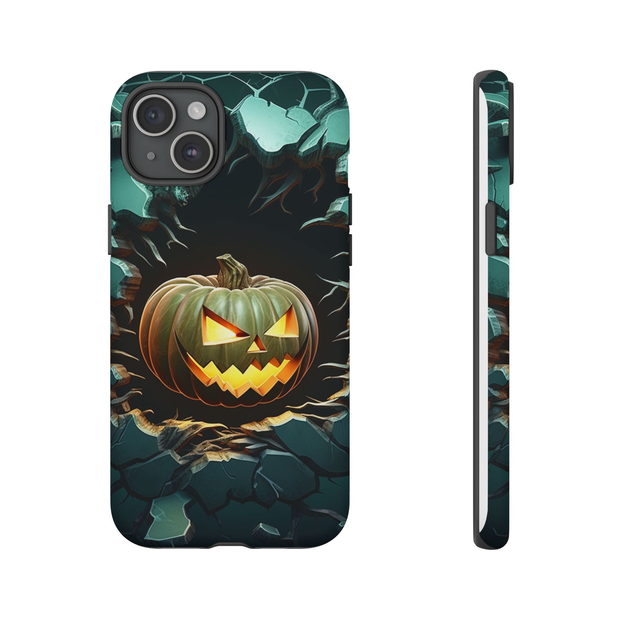 Spooky Jack-o'-Lantern Hexagon iPhone Case