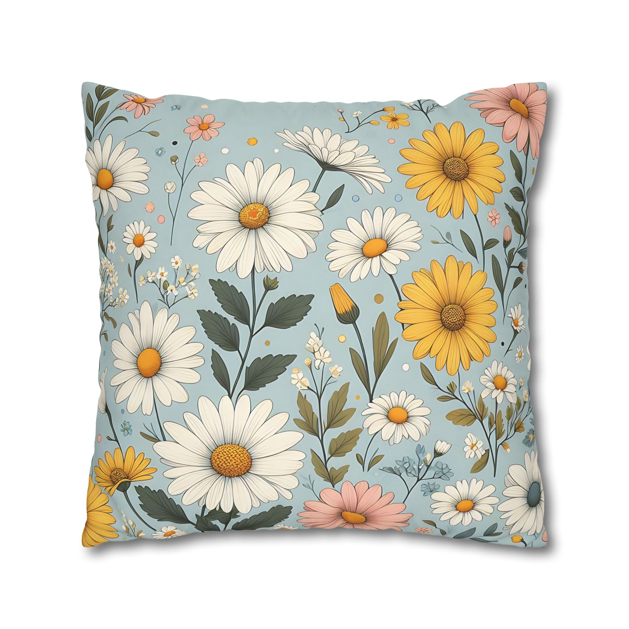 Floral Daisy Pillowcase - Vintage Bloom