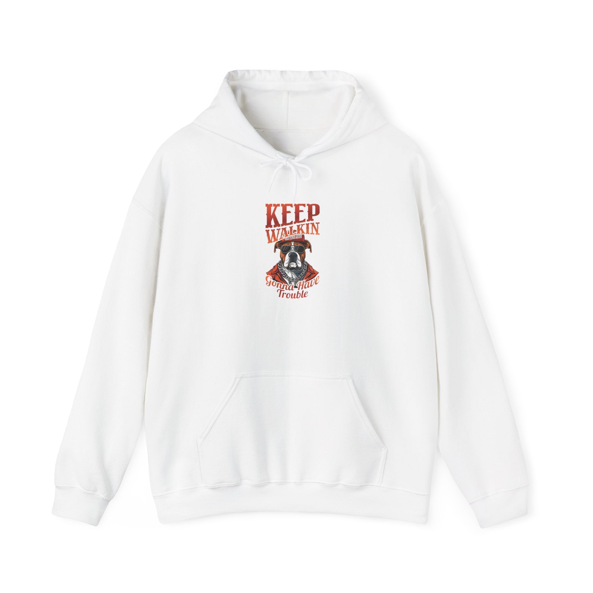 Bulldog Hip-Hop Keep Walkin' Hoodie