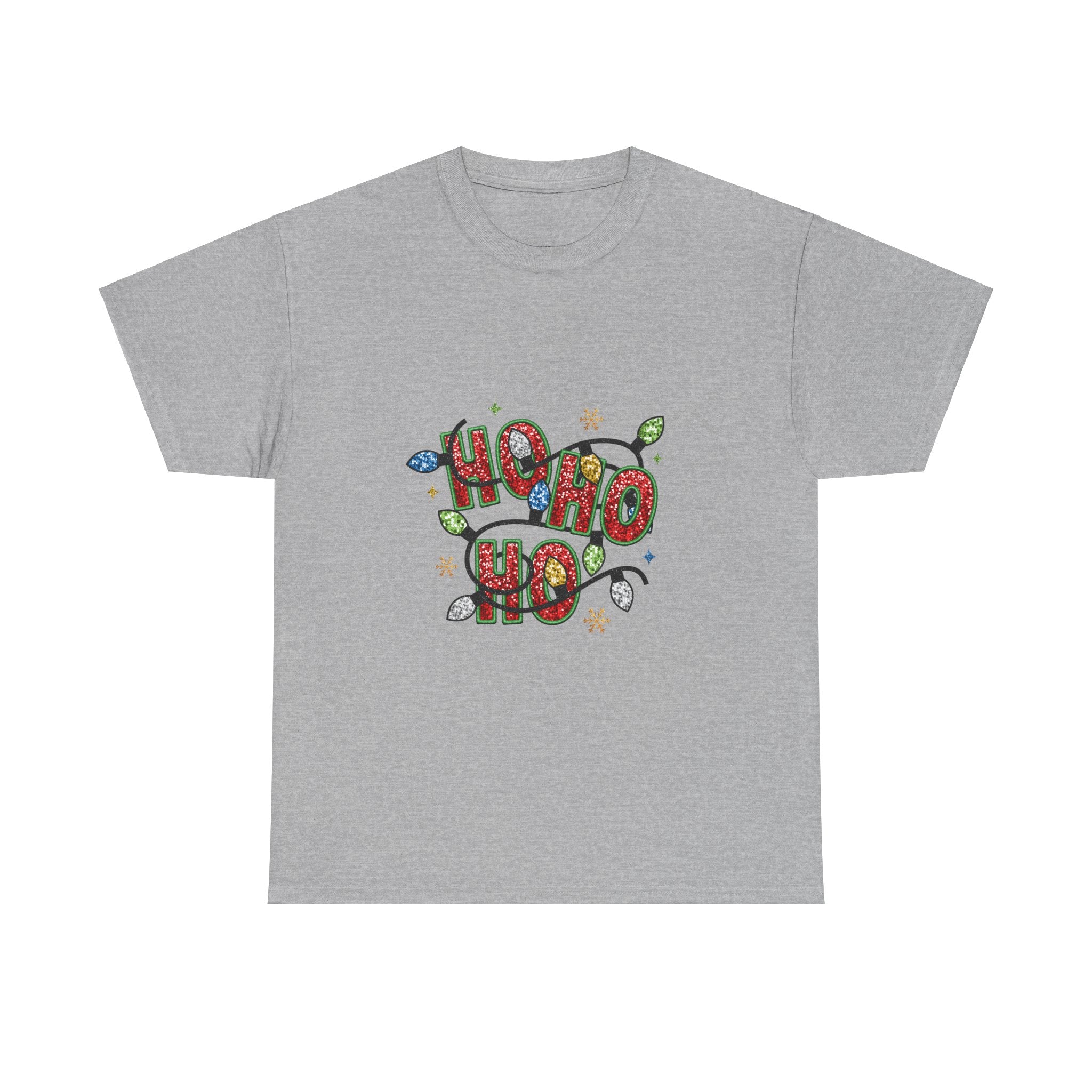 Ho Ho Ho Glitter Christmas T-Shirt