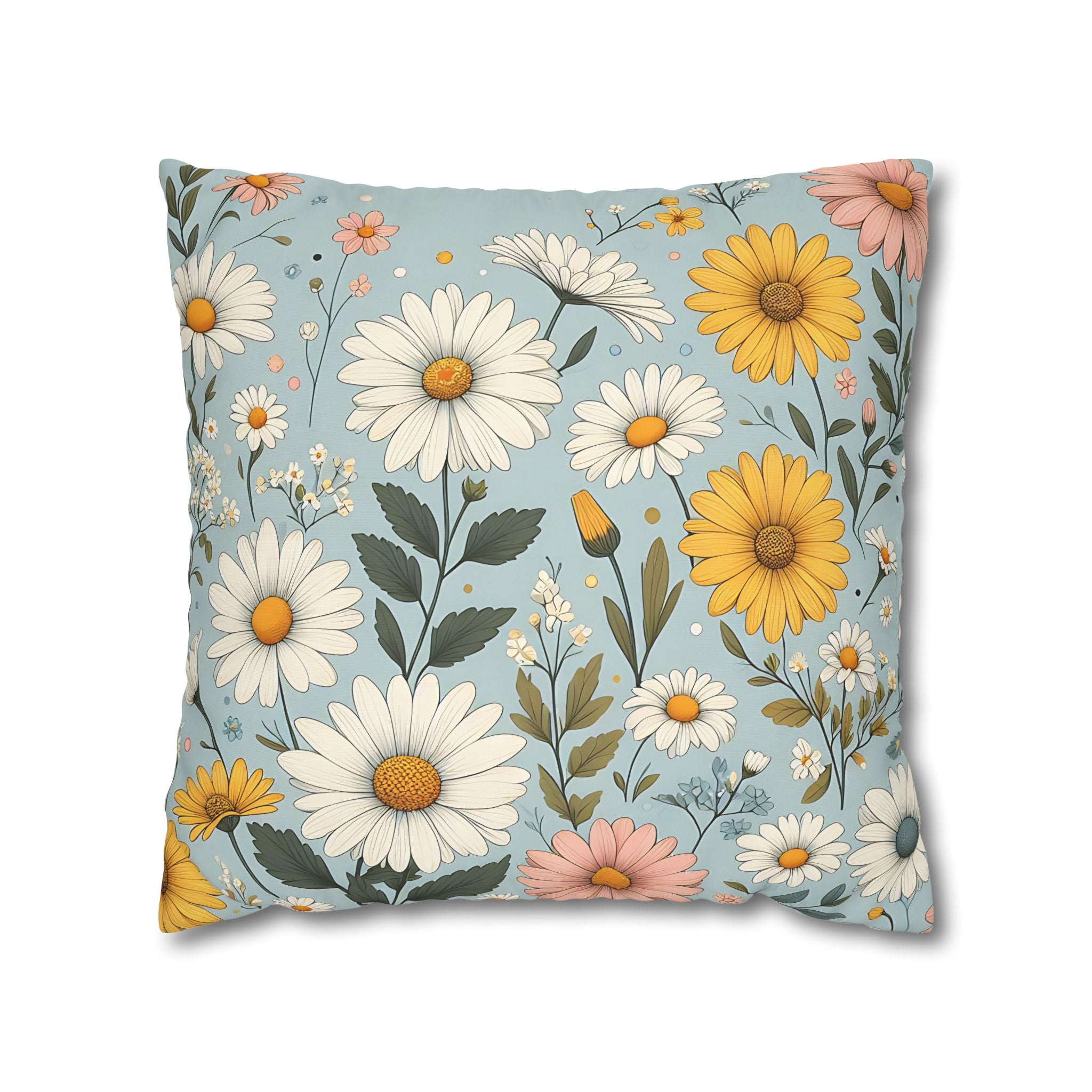 Floral Daisy Pillowcase - Vintage Bloom