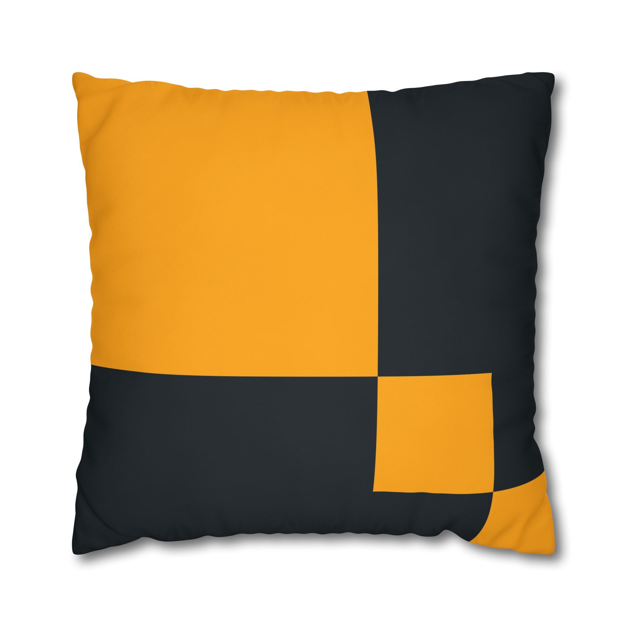 Navy & Gold Abstract Art Pillowcase