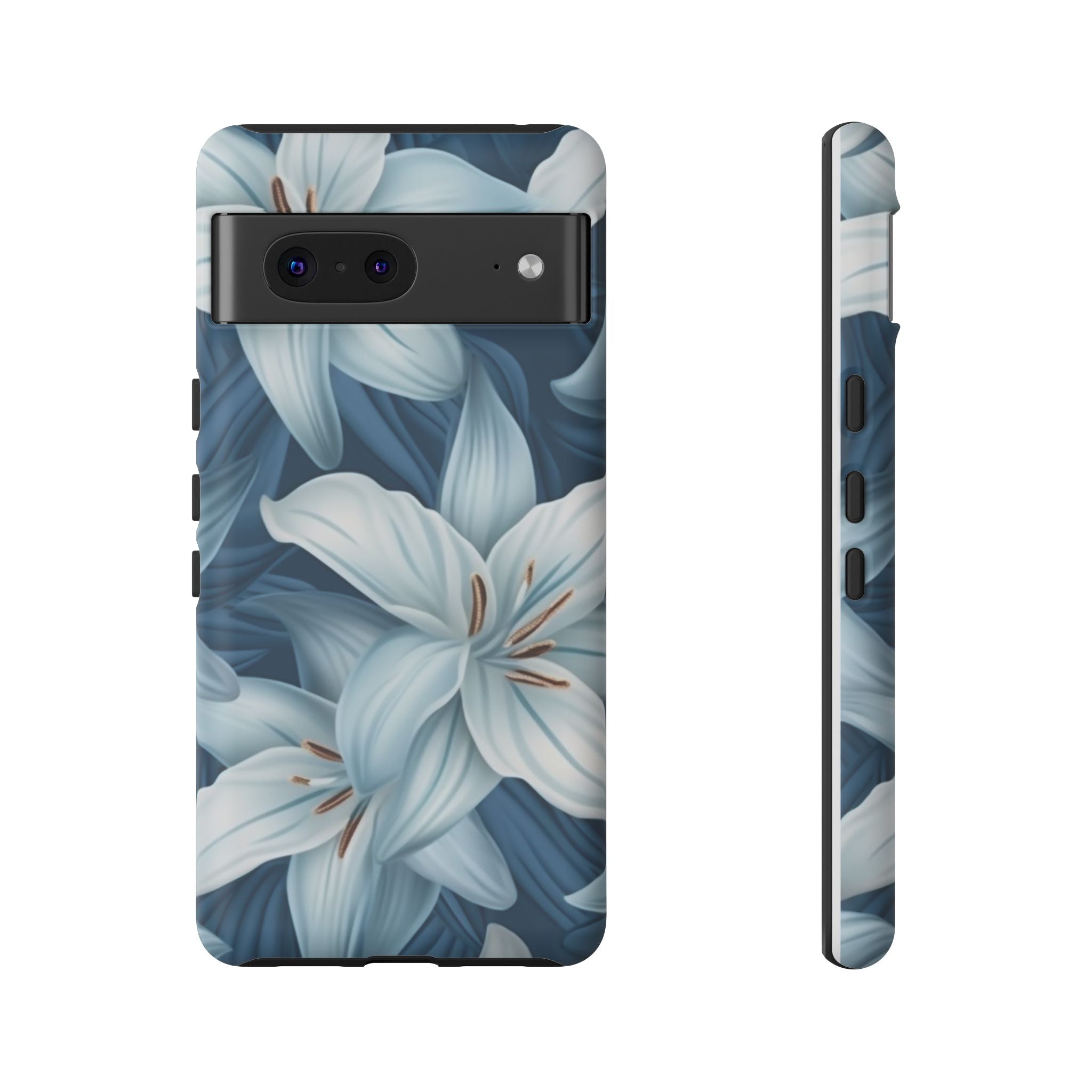 Pastel Blue Lily Google Pixel Case (All Models)