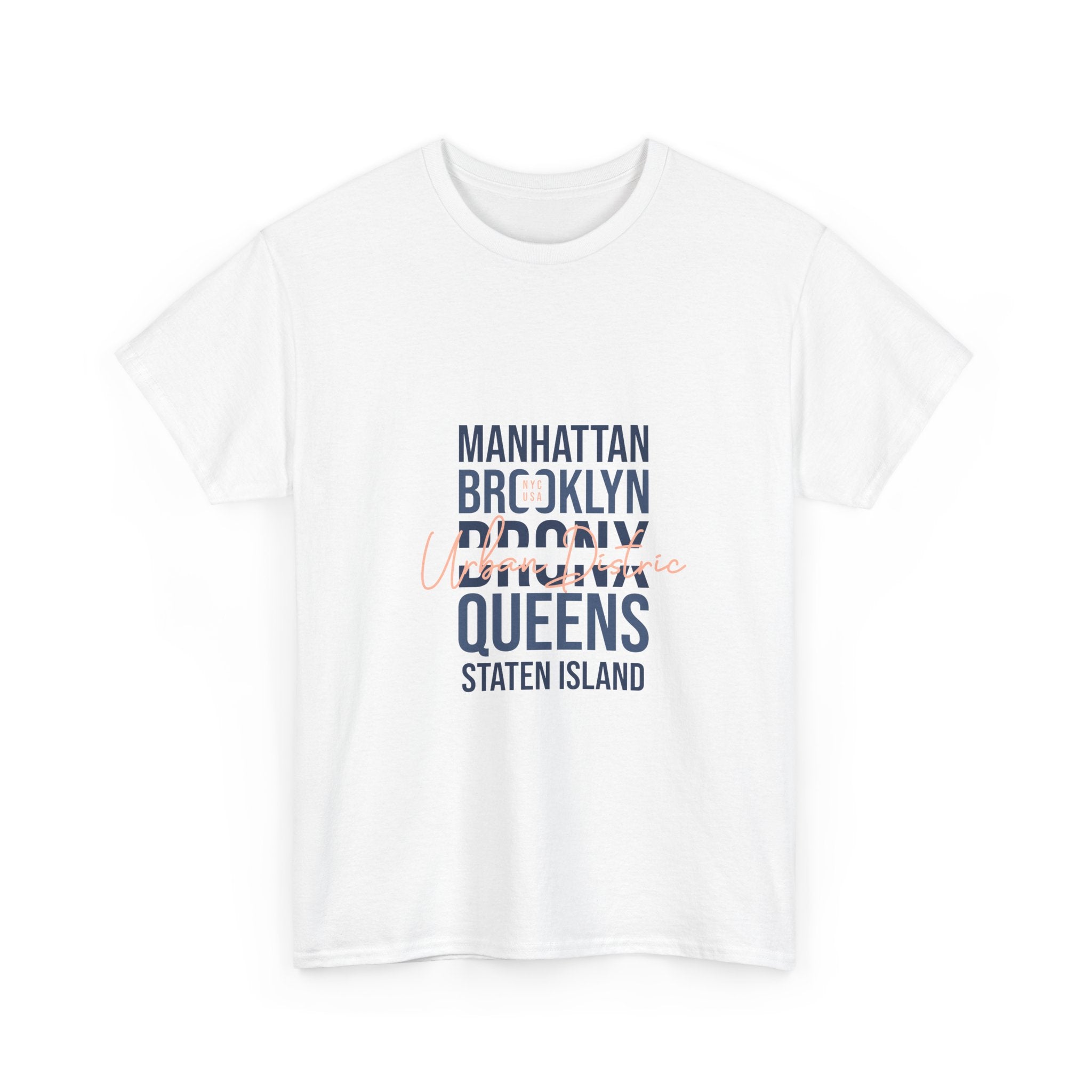 NYC Boroughs T-Shirt - Manhattan to Staten Island