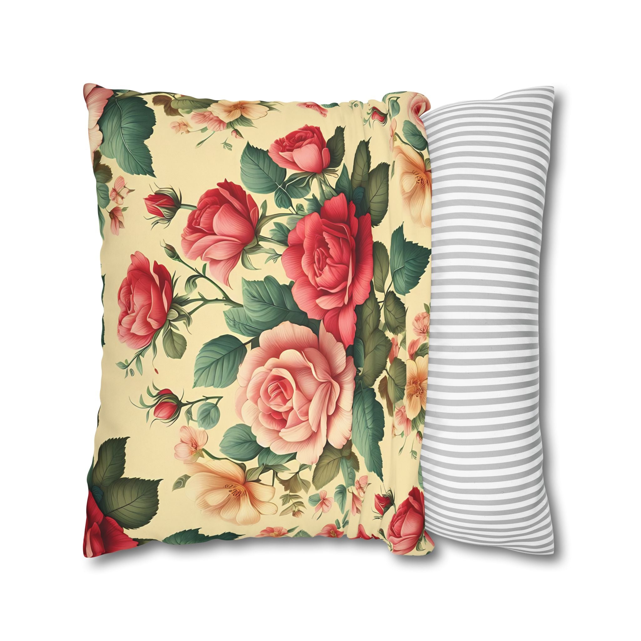 Vintage Rose Pillowcase - Floral Print