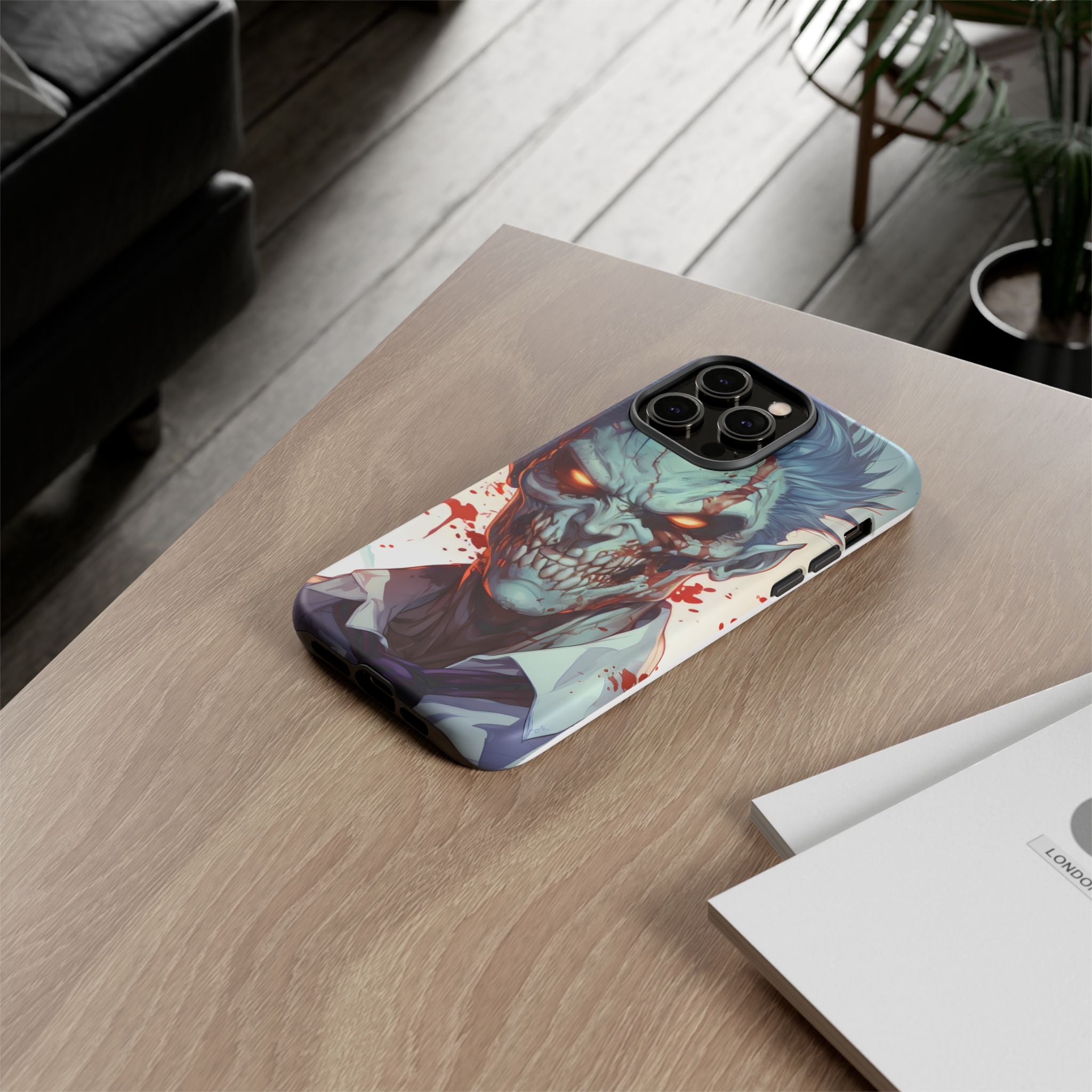 Zombie Elegance Hexagon iPhone Case