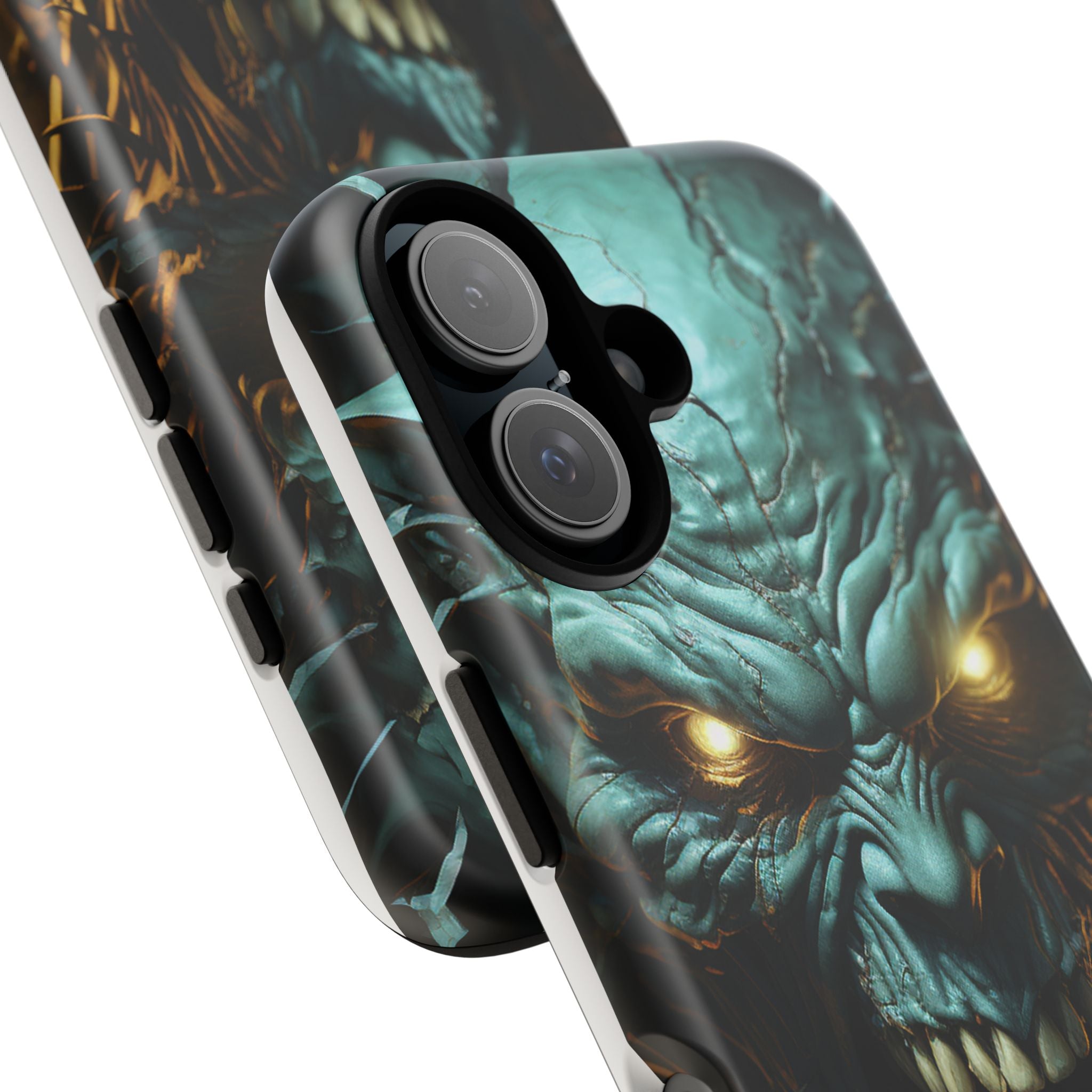 Monstrous Roar Hexagon Stone iPhone Case