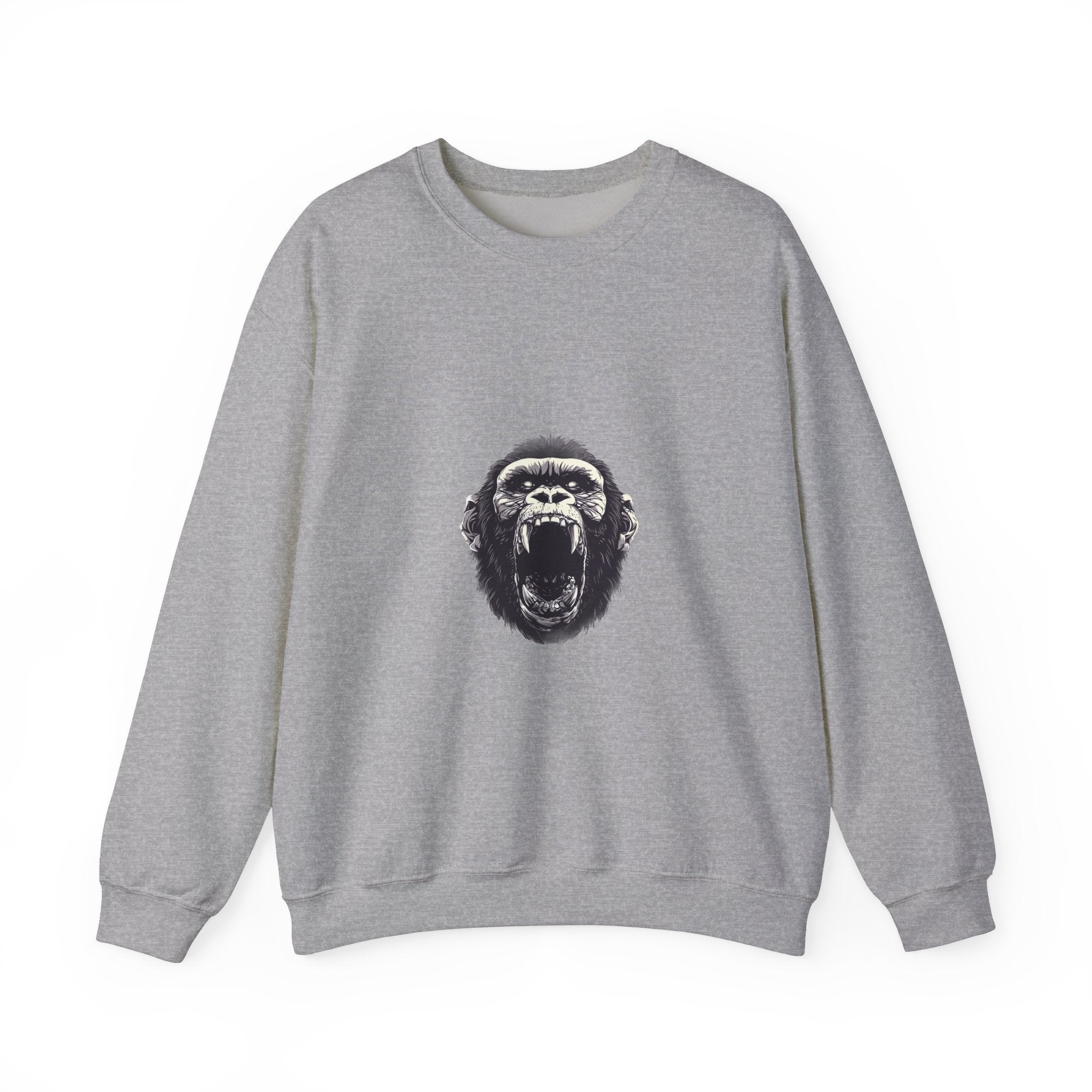 Angry Chimp Sweatshirt: Vintage Graphic