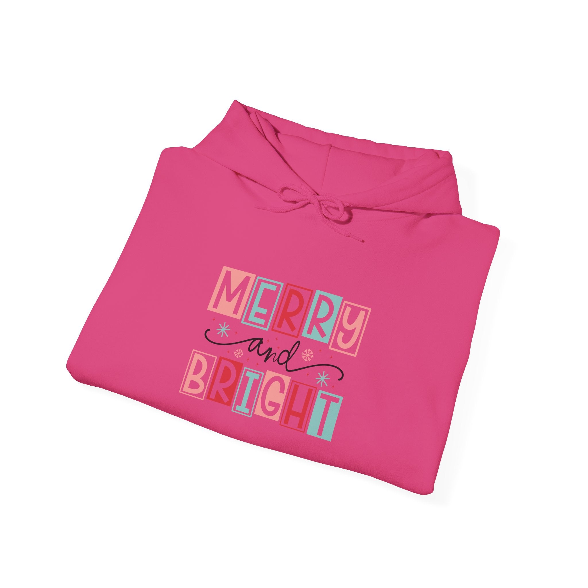 Merry Bright Retro Christmas Hoodie