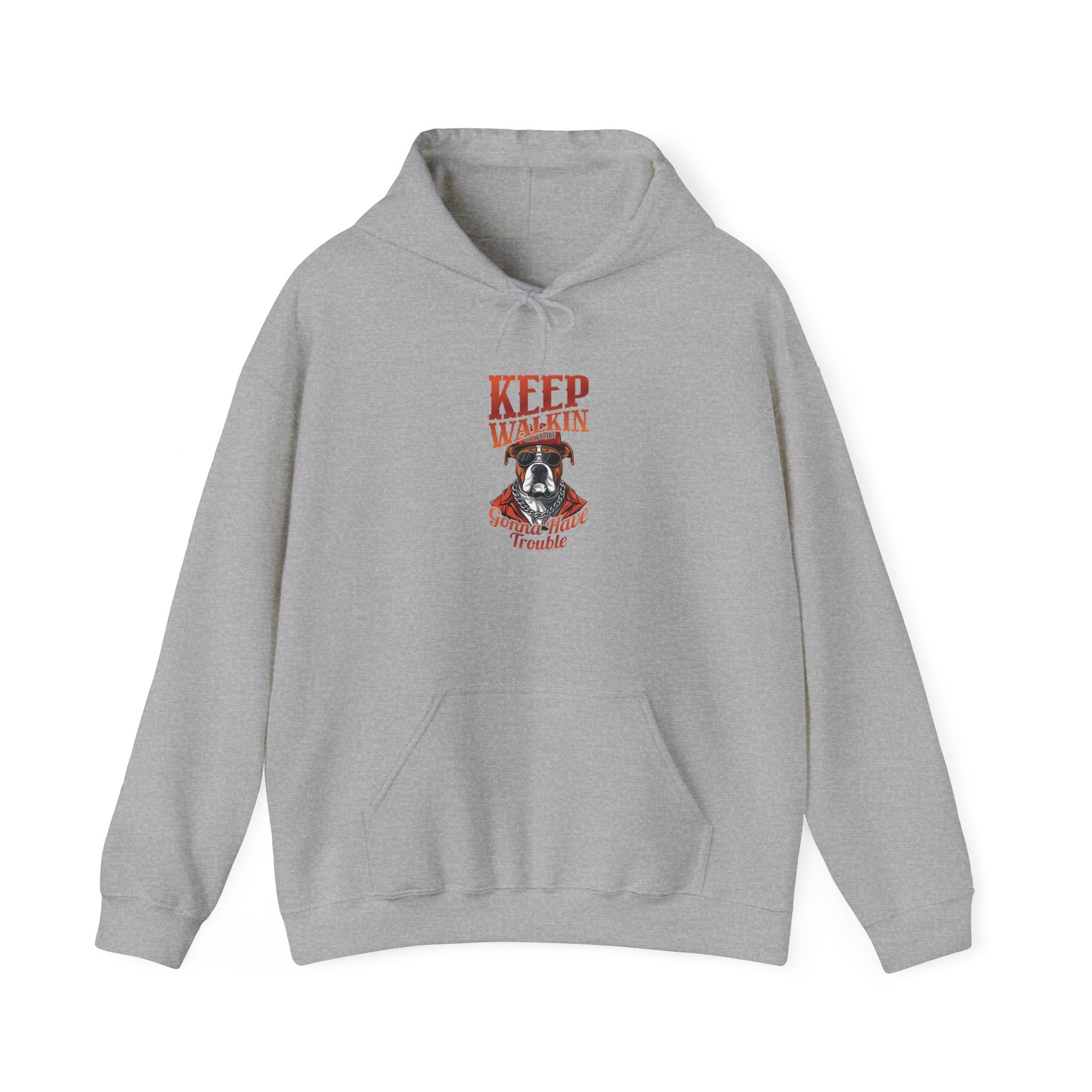 Bulldog Hip-Hop Keep Walkin' Hoodie