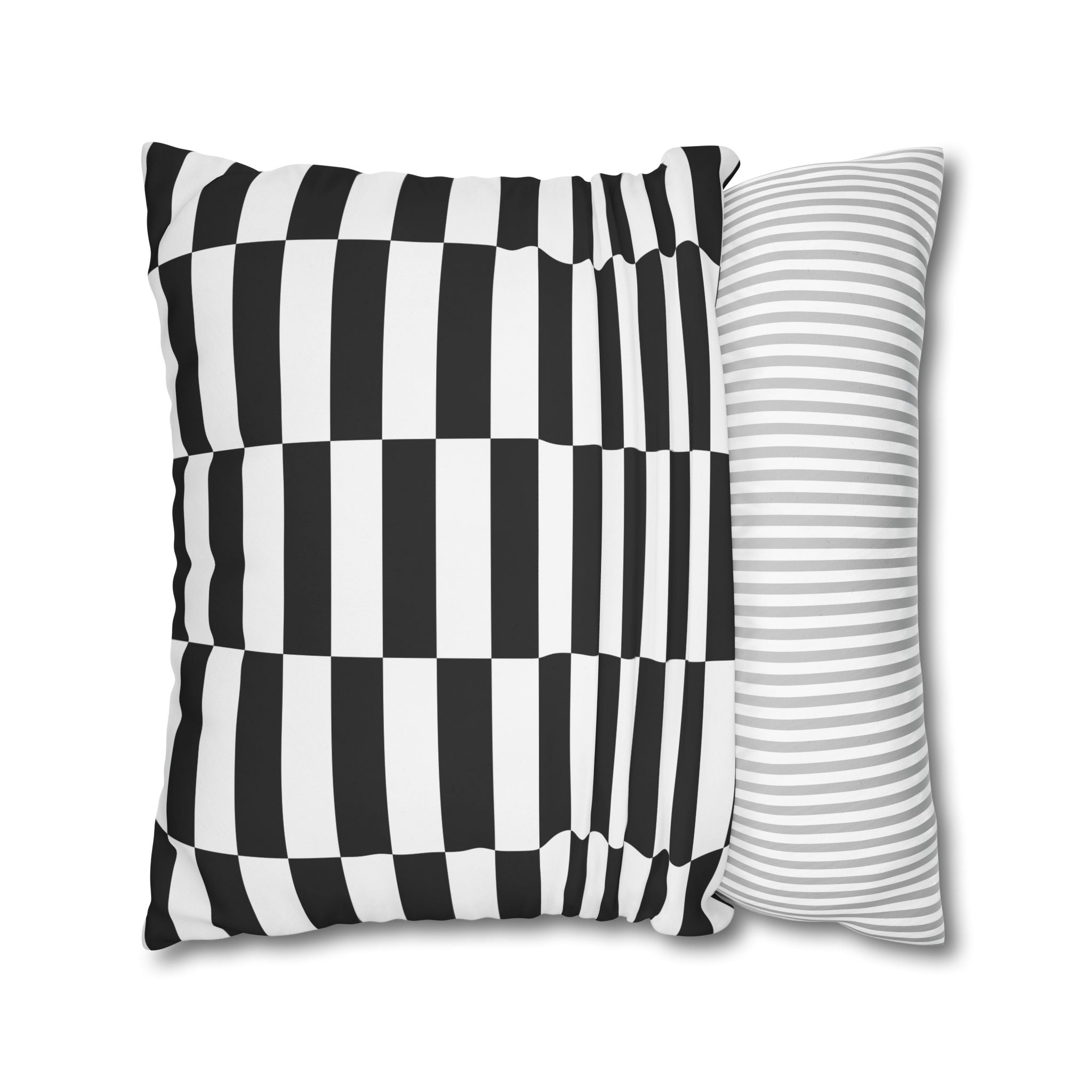 Monochrome Stripe Pillowcase - Modern Design