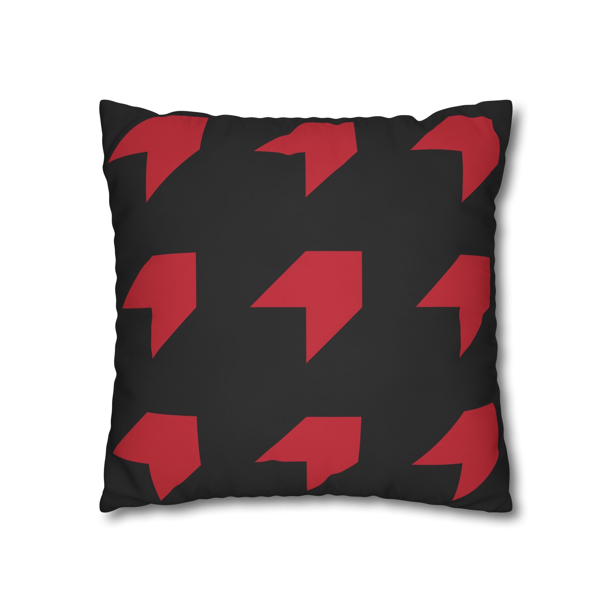 Geometric Arrow Red Pillowcase