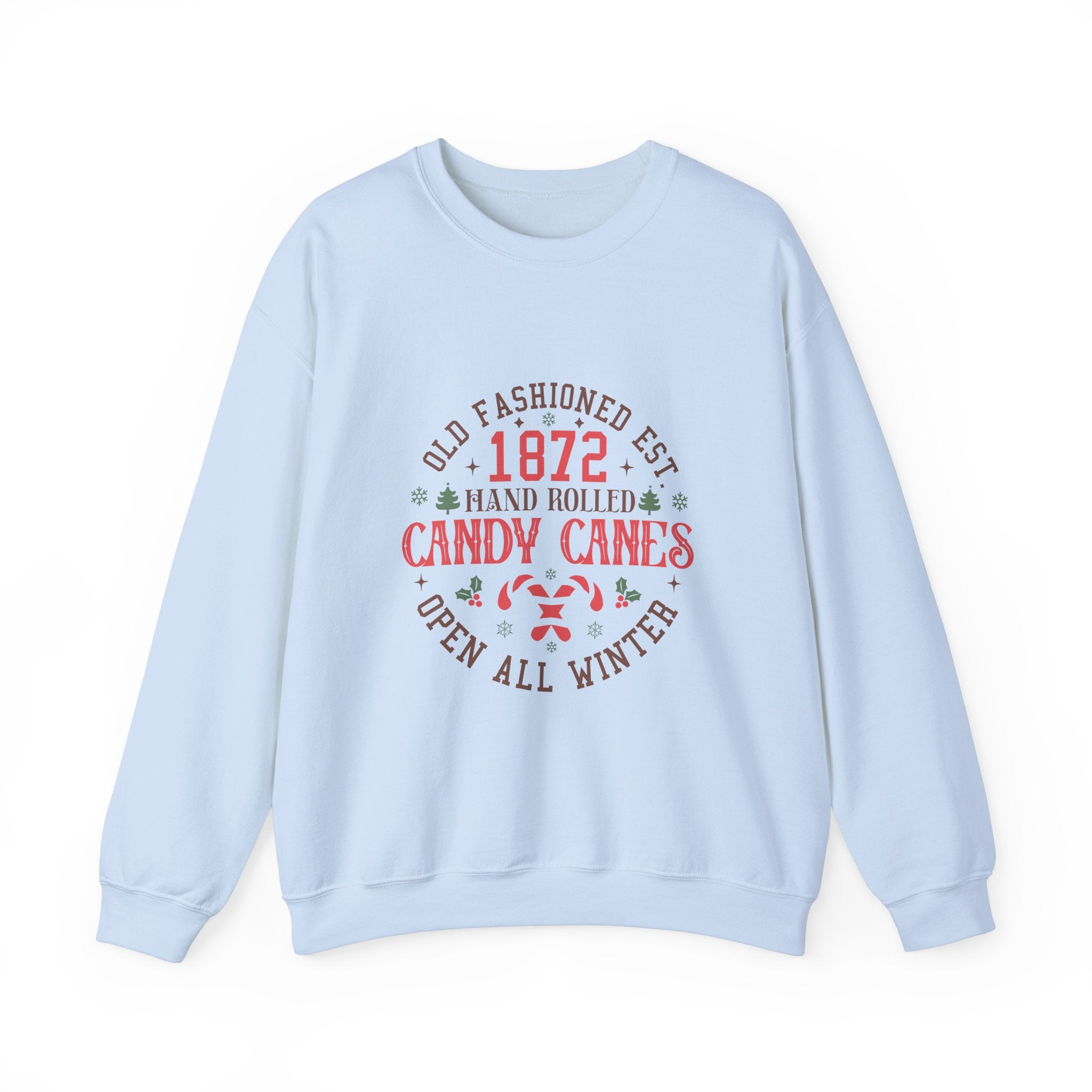 1872 Candy Canes Christmas Sweatshirt