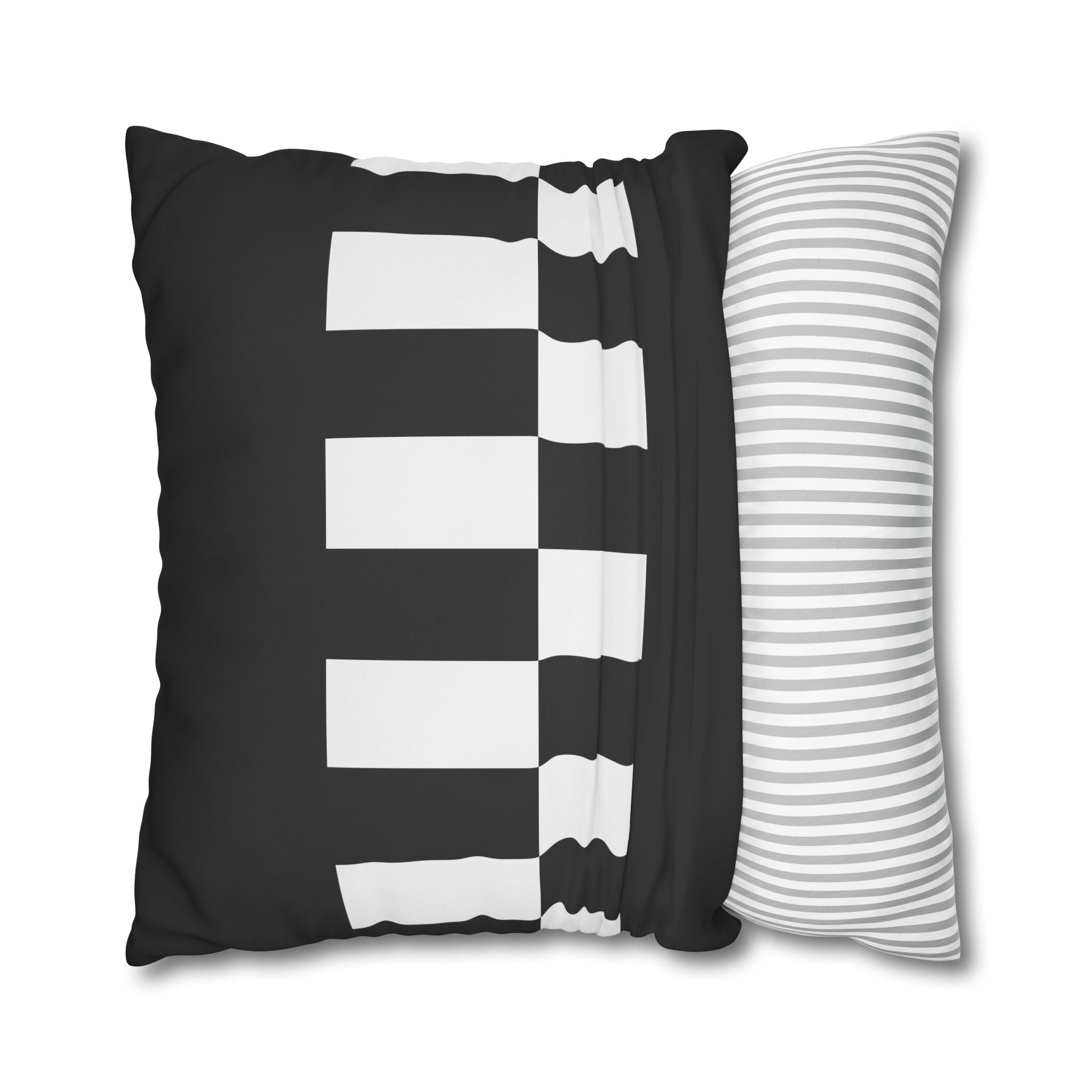 Black & White Checkered Pillowcase