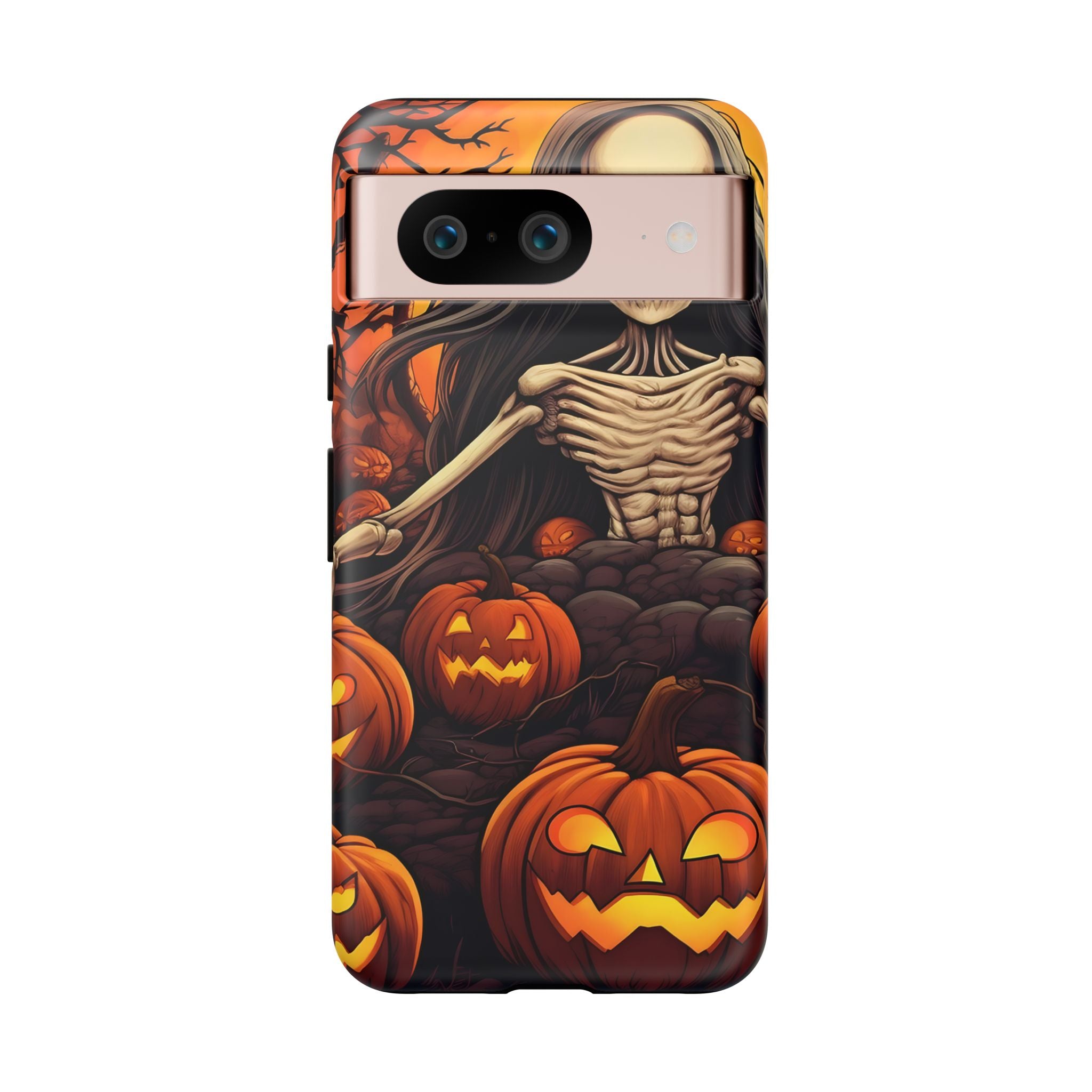 Spooky Skeleton Halloween Google Pixel Case (All Models)