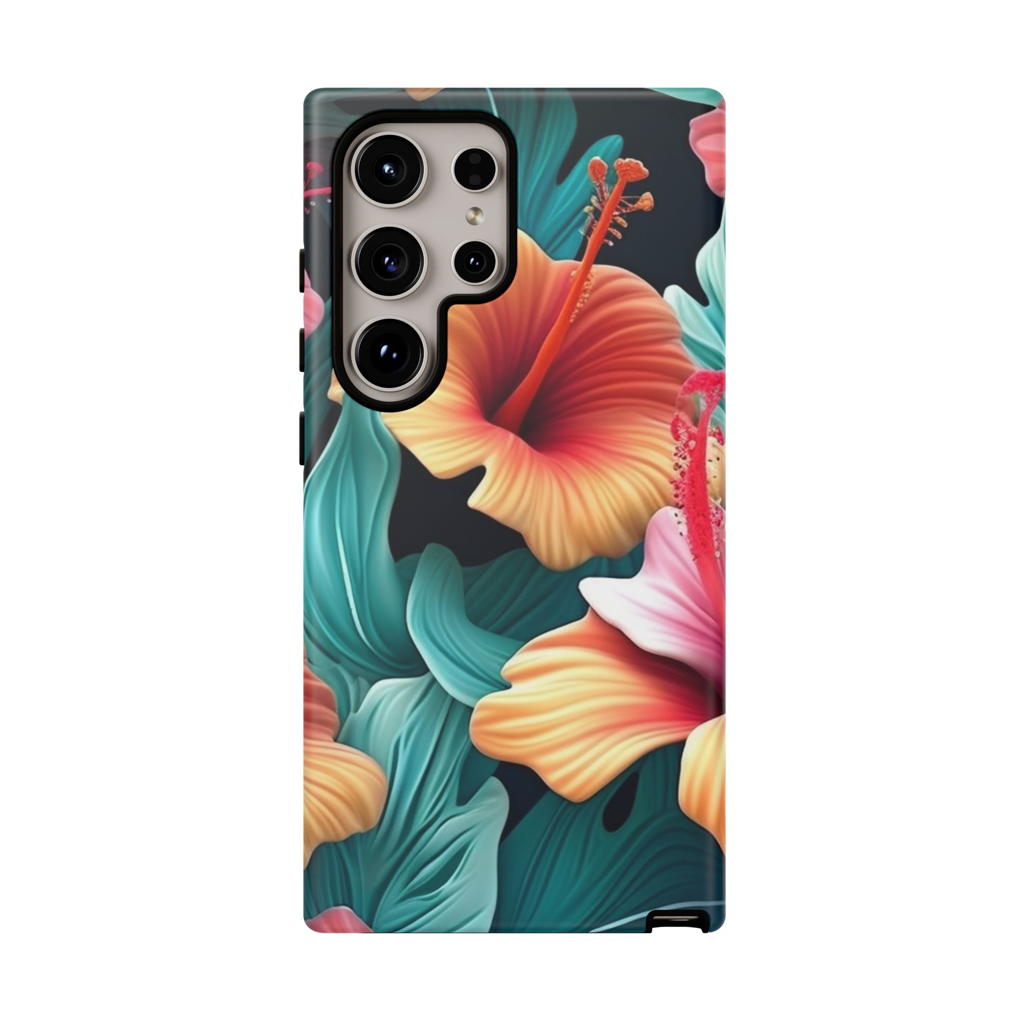 Vibrant Hibiscus Samsung Phone Case