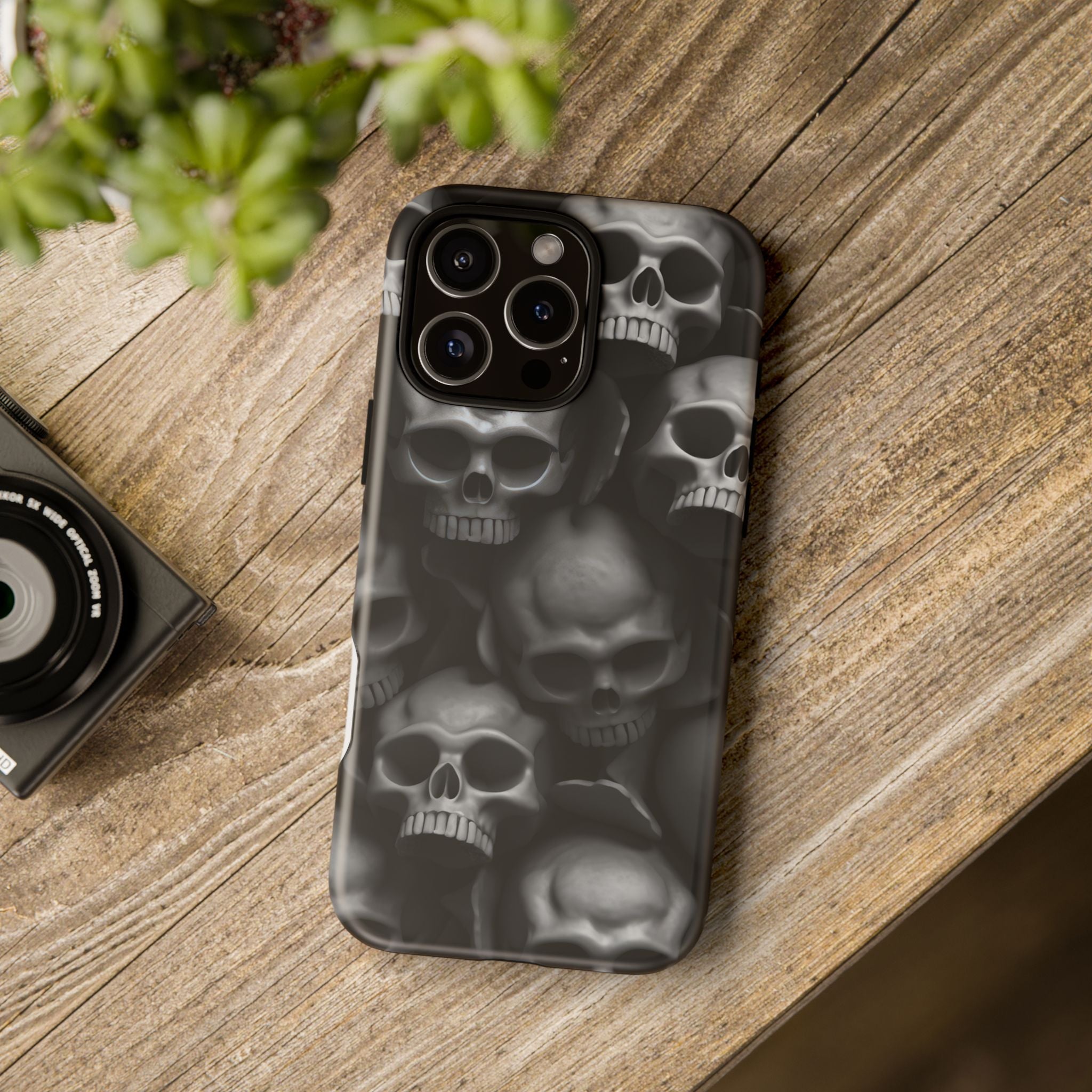 Memento Mori: Hexagon Stone iPhone Case