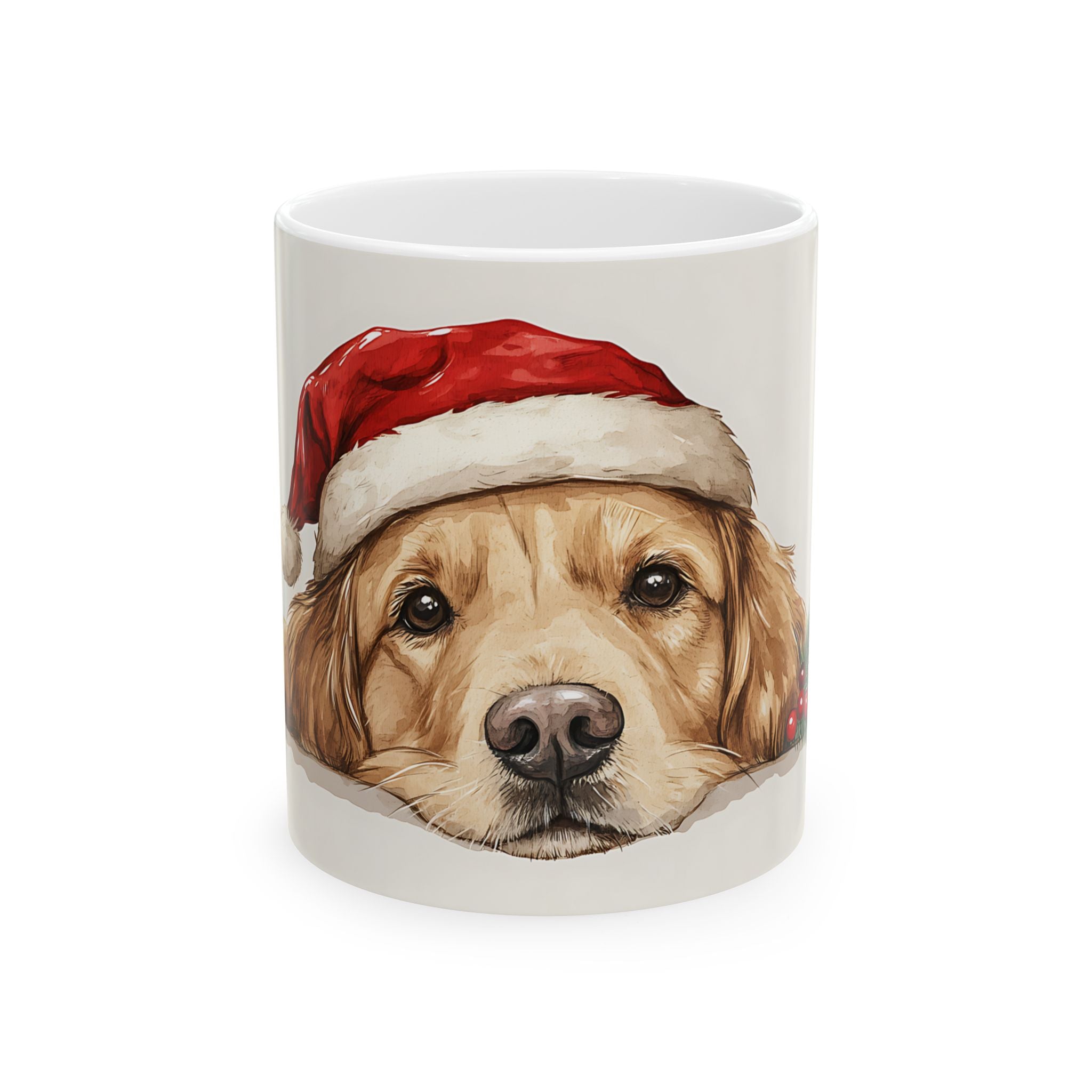 Golden Retriever Christmas Mug