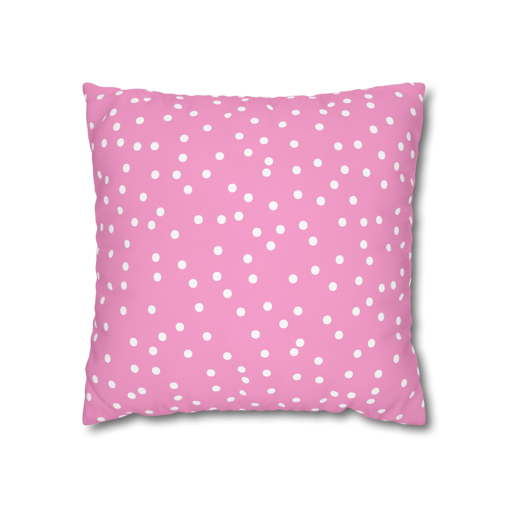 Pink Polka Dot Pillowcase - Sweet Dreams