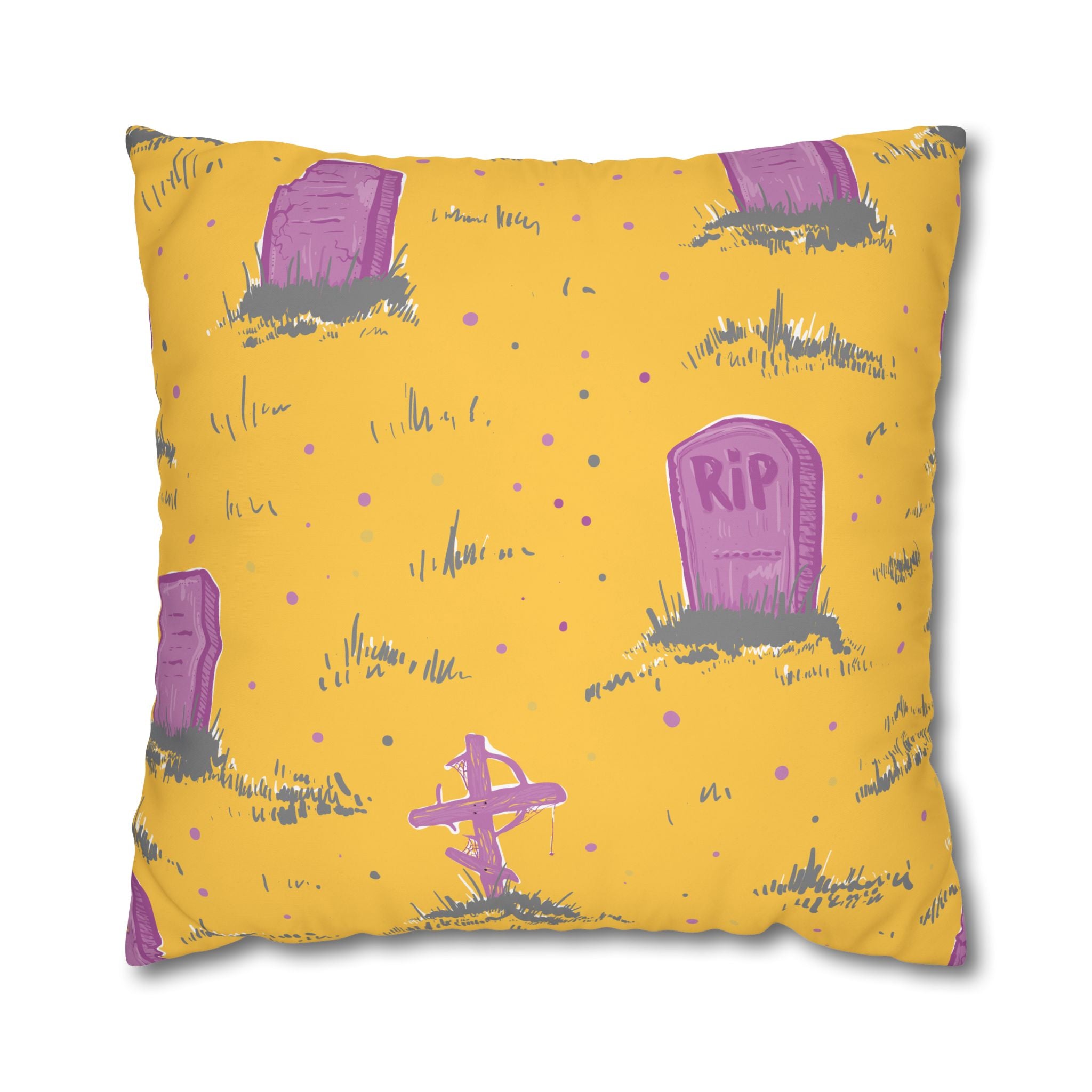 Spooky Cute Graveyard Pillowcase