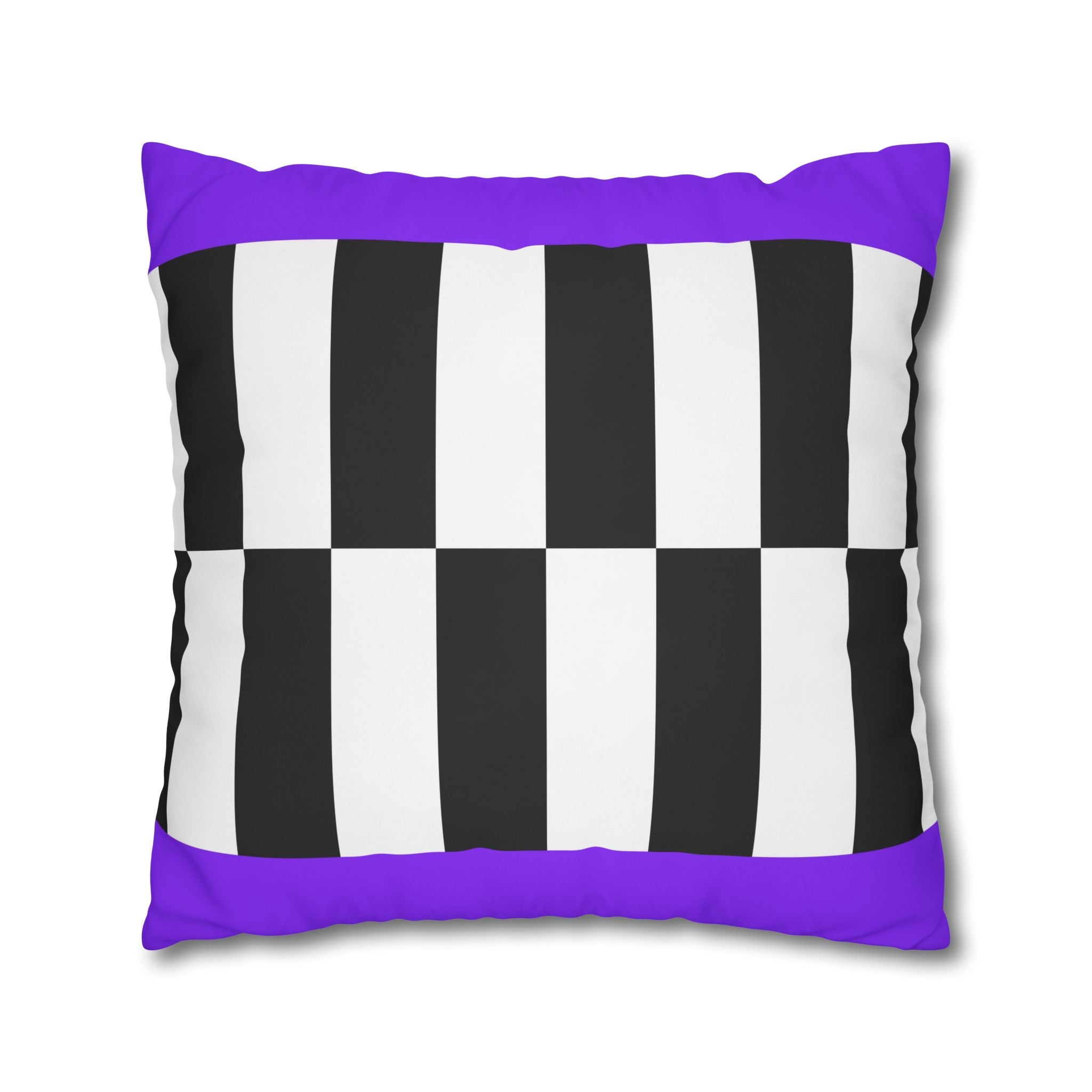 Geometric Checkerboard Pillowcase